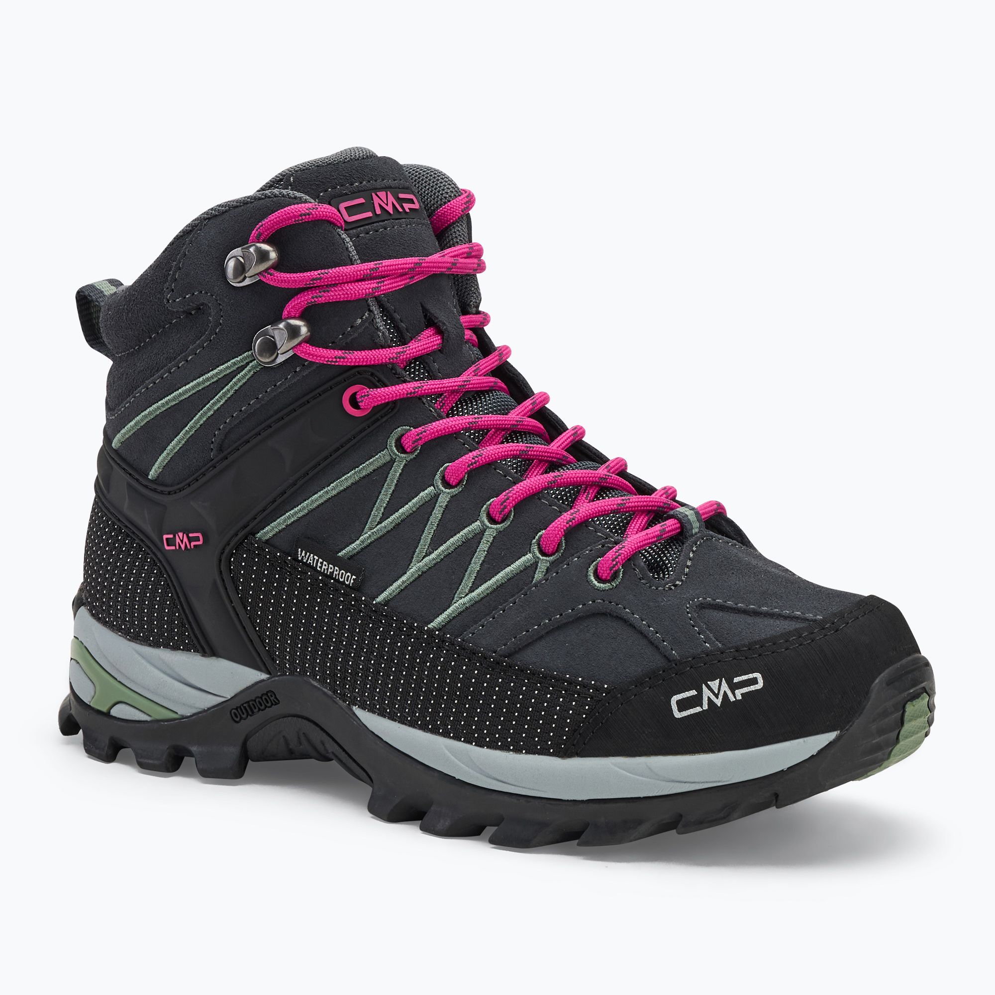 Buty trekkingowe damskie CMP Rigel Mid Wp antracite/mineral green 