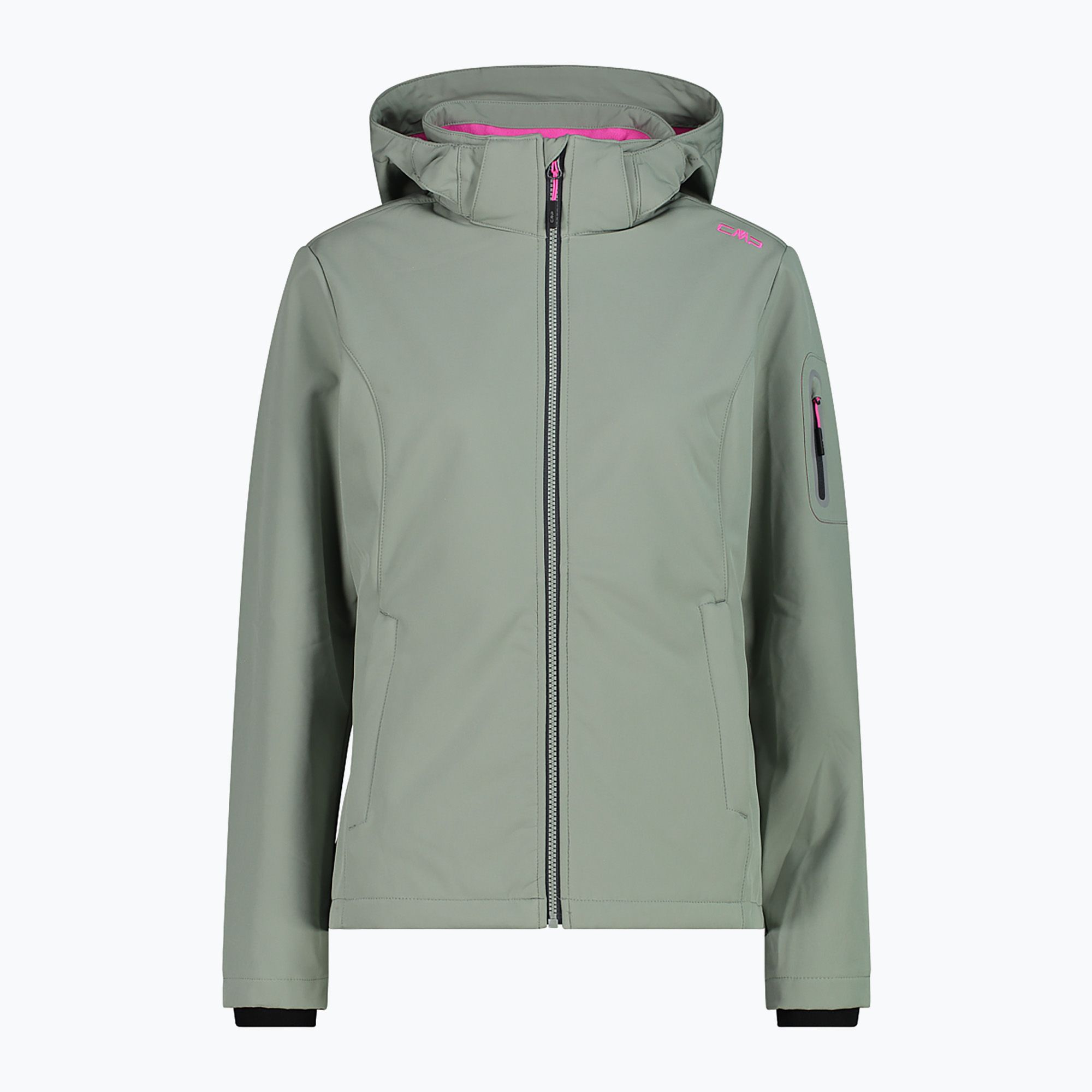 Kurtka softshell damska CMP 39A5006 Zip Hood mineral 