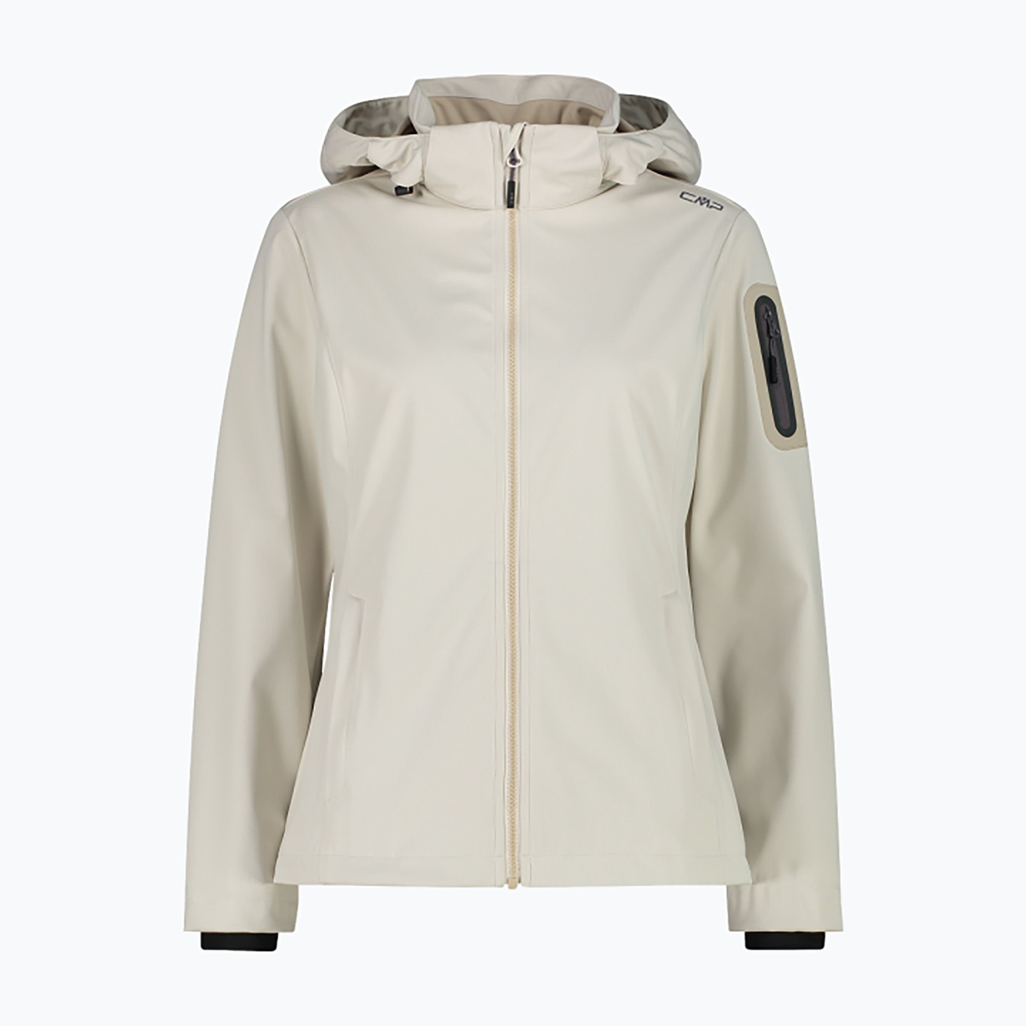 Kurtka softshell damska CMP 39A5016 Zip Hood vaniglia 