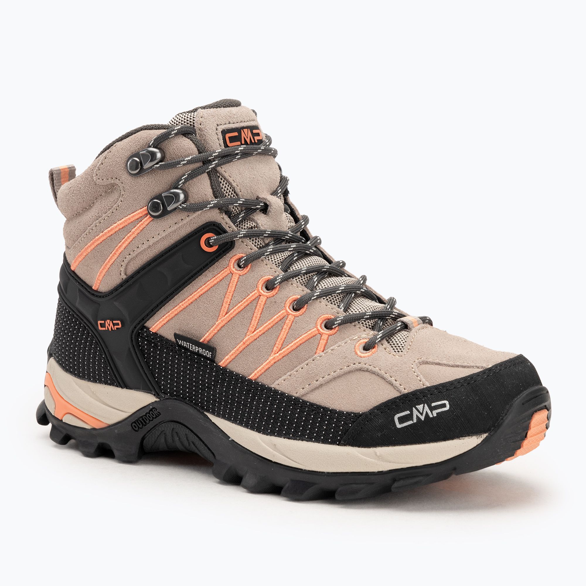 Buty trekkingowe damskie CMP Rigel Mid Wp sabbia/salmone 