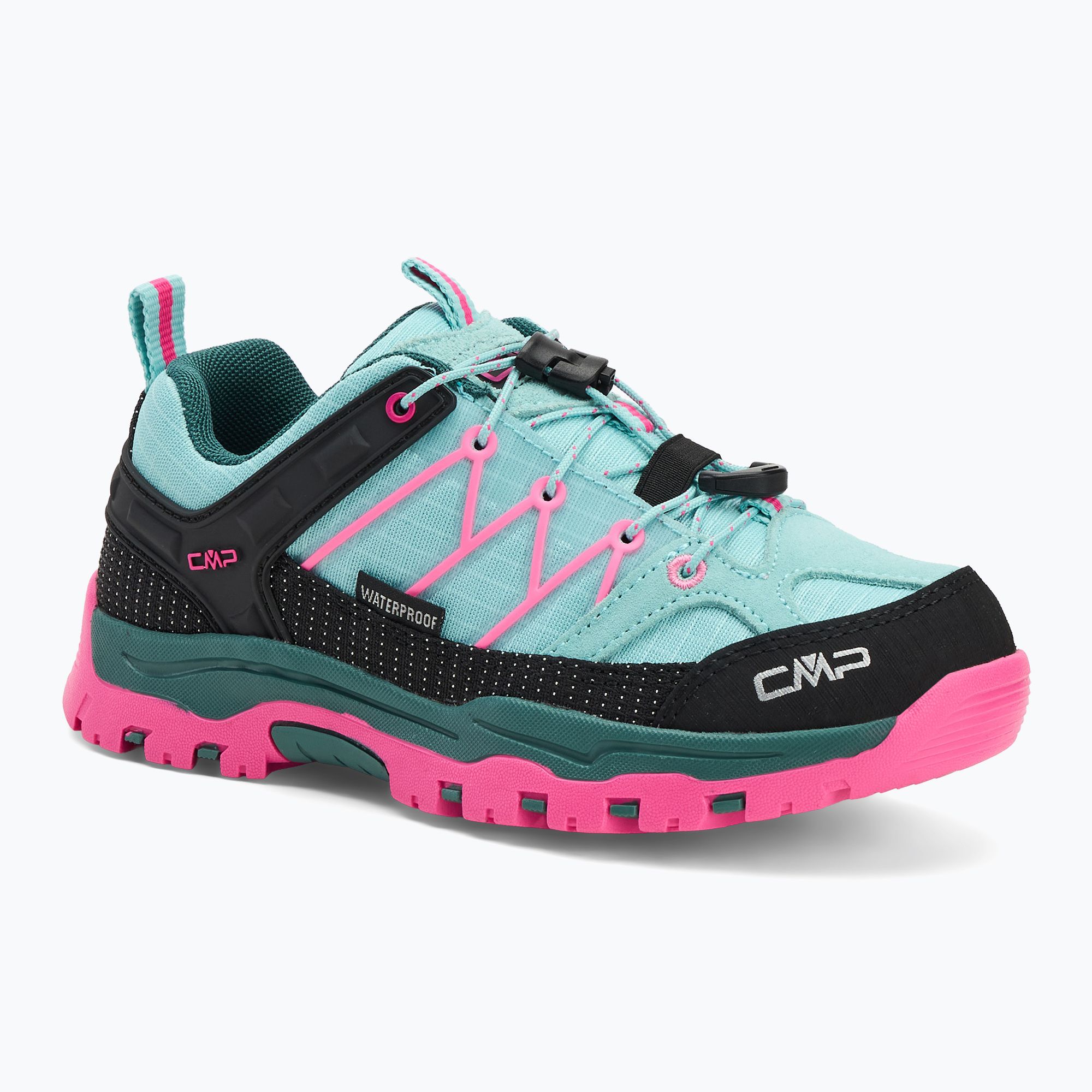 Buty trekkingowe dziecięce CMP Rigel Low Wp opale/bubblegum 