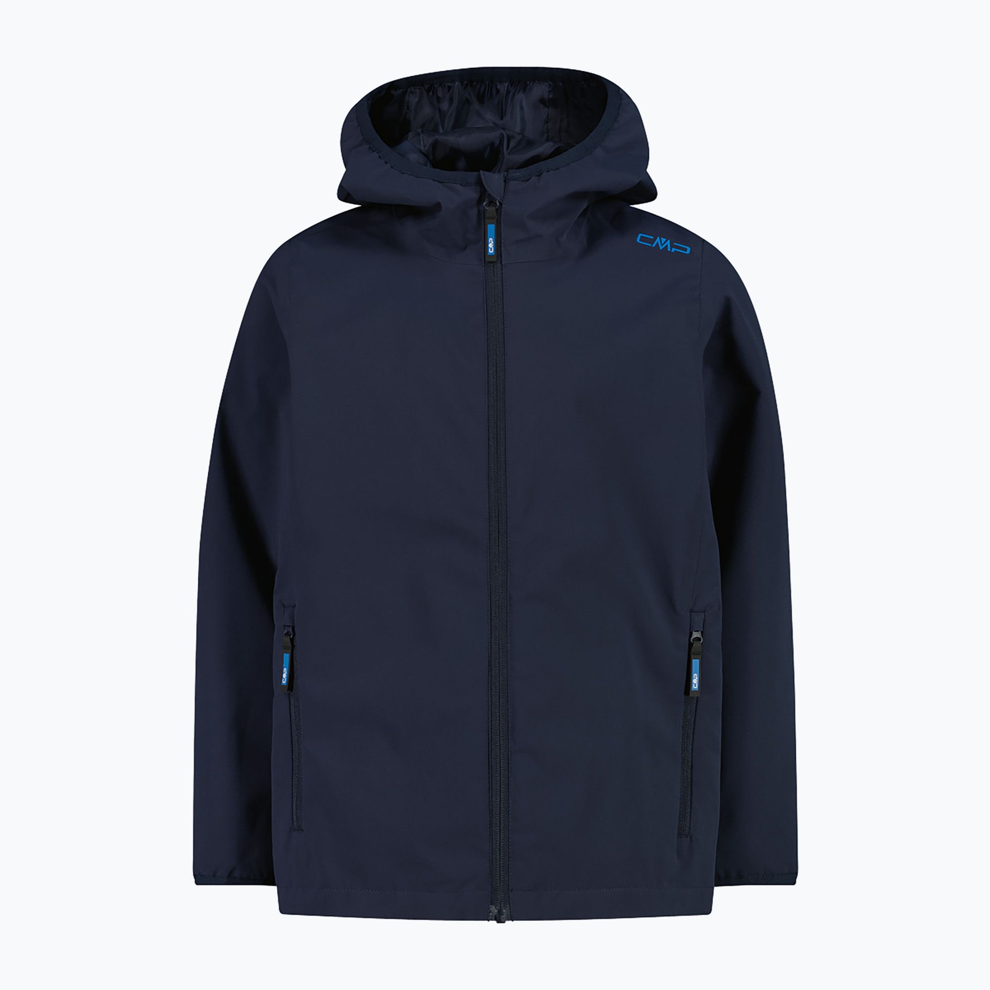 Kurtka przeciwdeszczowa dziecięca CMP 35Z5514 Fix Hood black/blue 