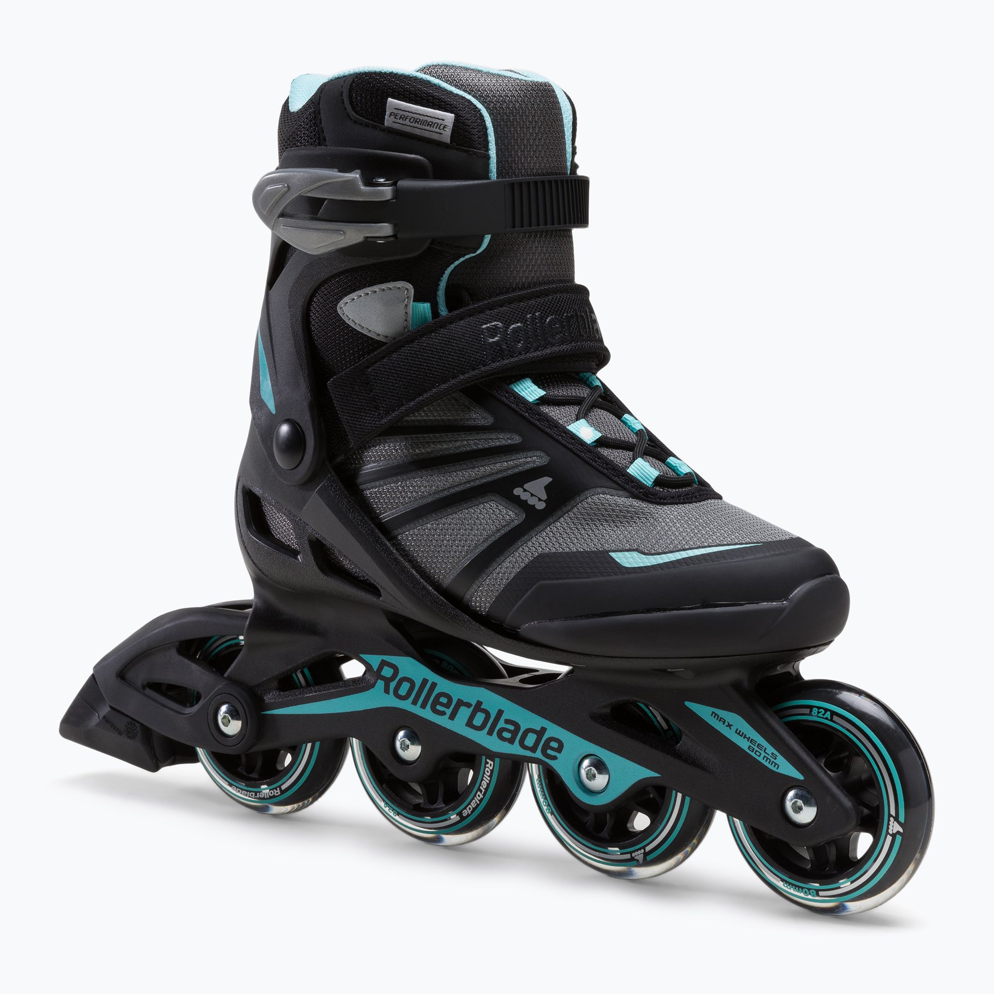 Rolki damskie Rollerblade Zetrablade W black/light blue 