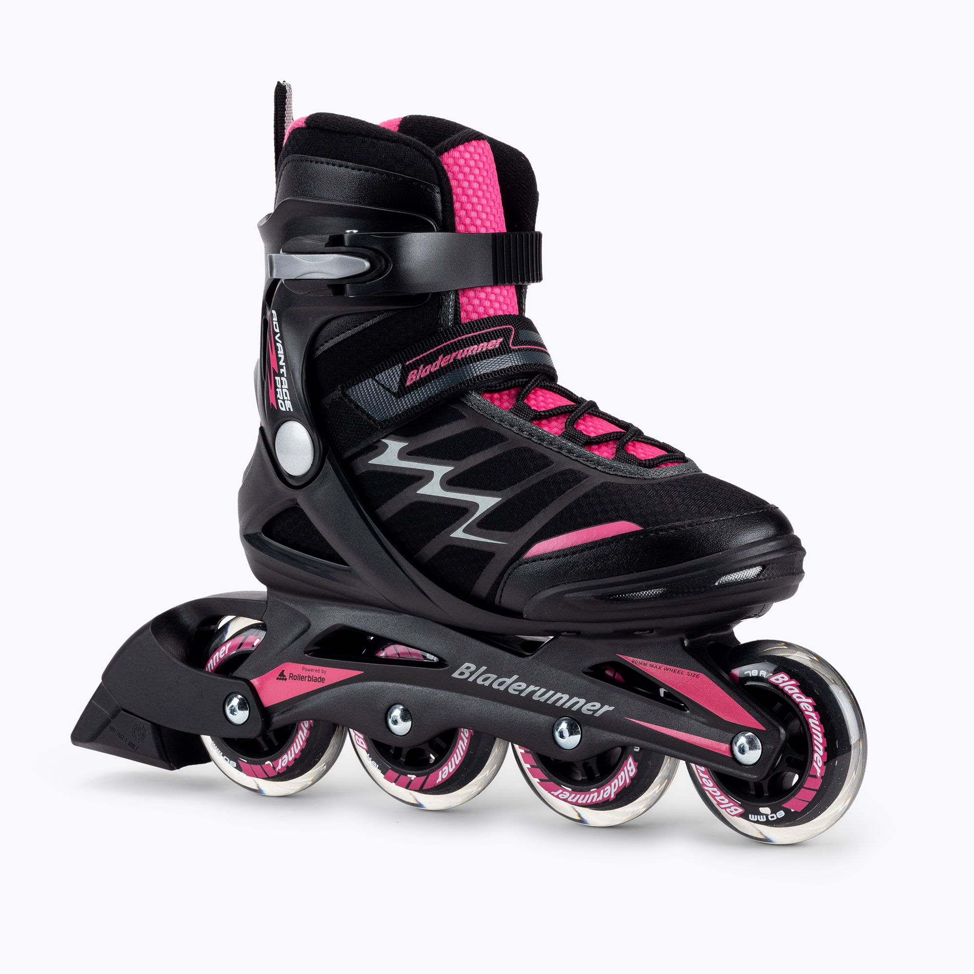 Rolki damskie Bladerunner by Rollerblade Advantage Pro XT black/pink 