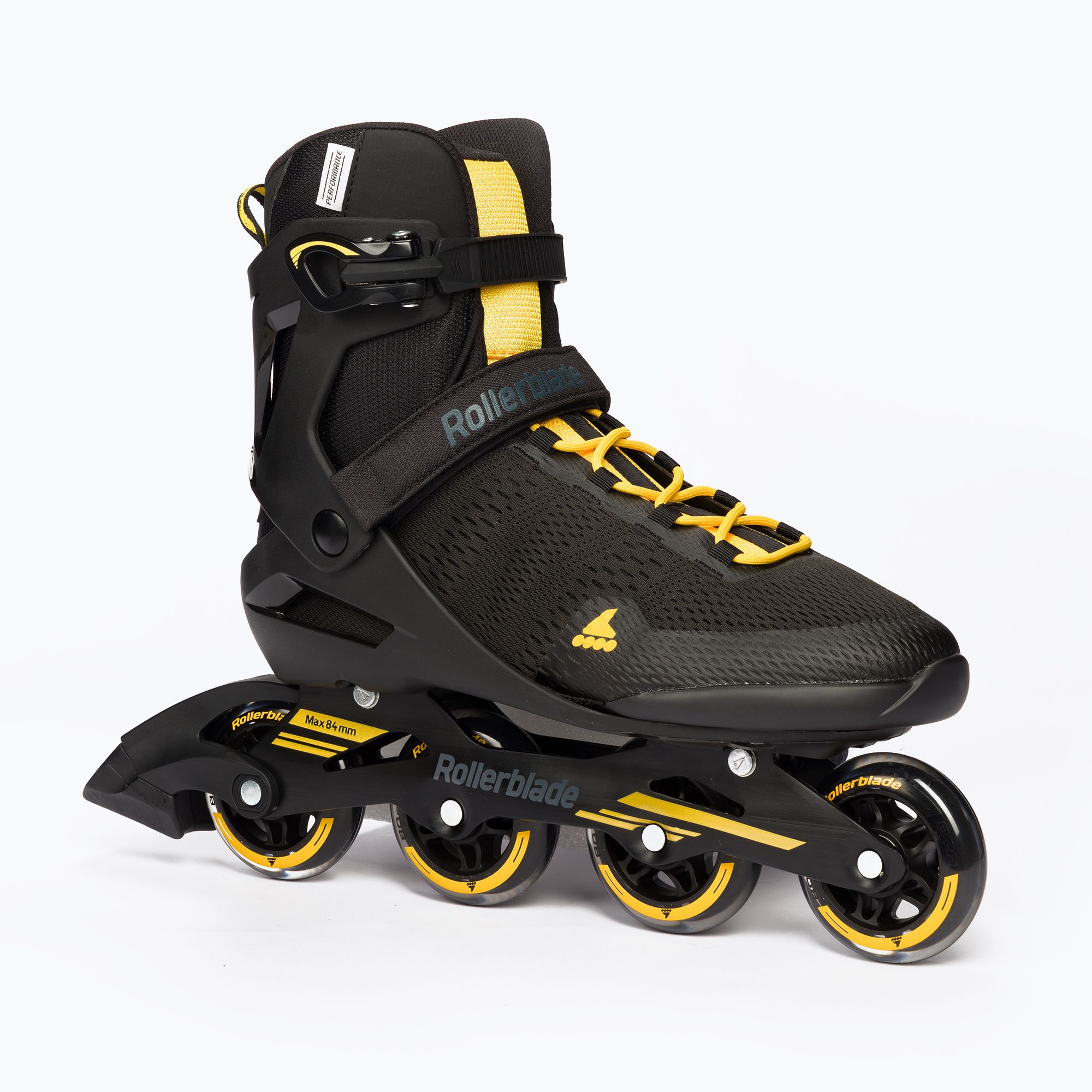 Rolki męskie Rollerblade Spark 80 black/saffron yellow 