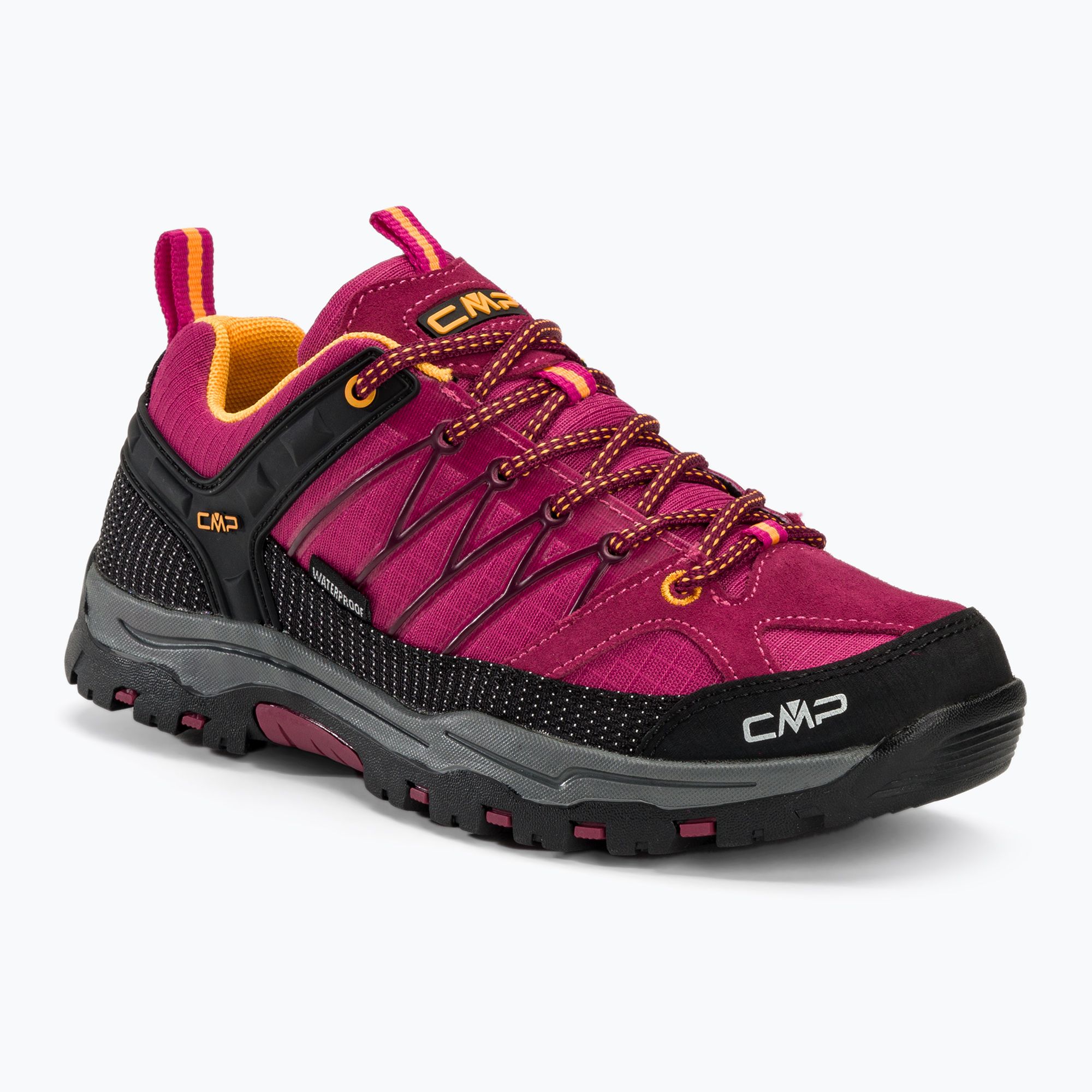 Buty trekkingowe dziecięce CMP Rigel Low Wp bouganville/goji 
