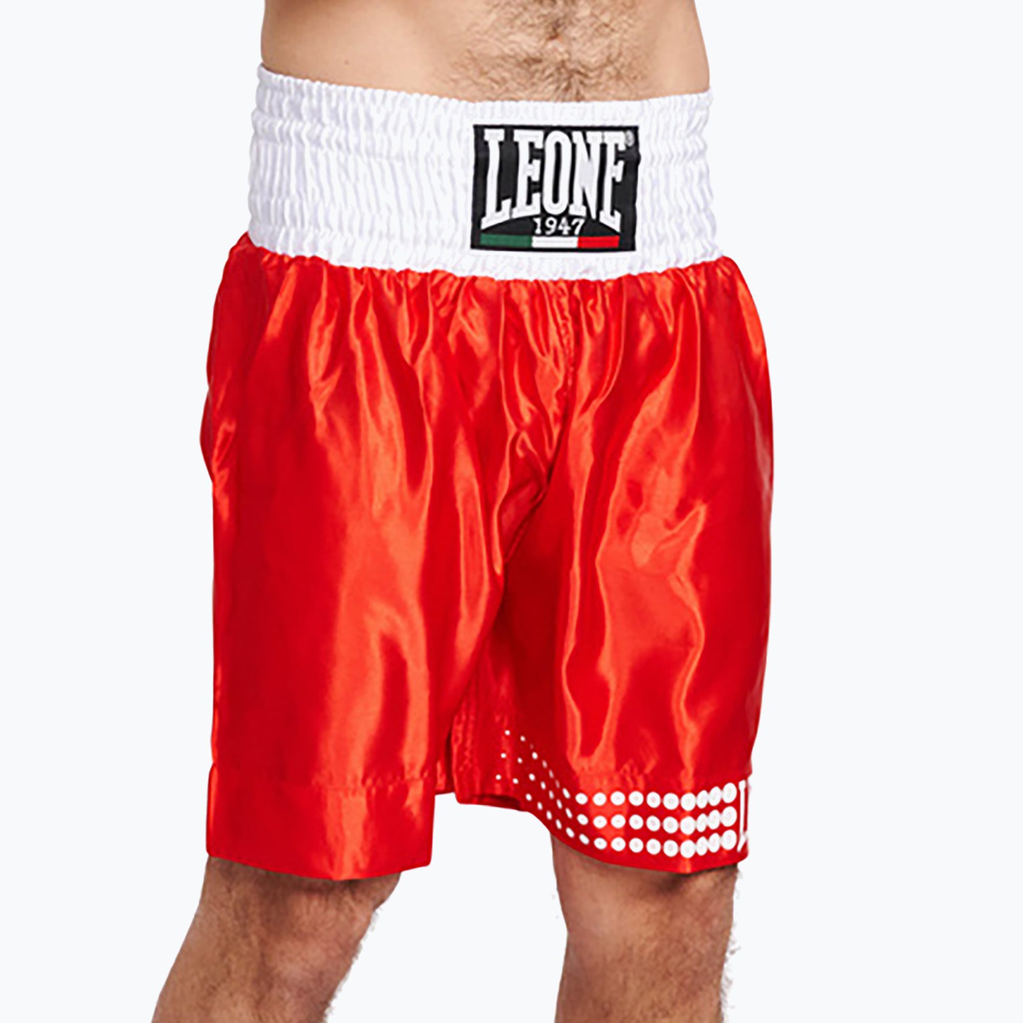 Spodenki bokserskie LEONE 1947 Boxing red 