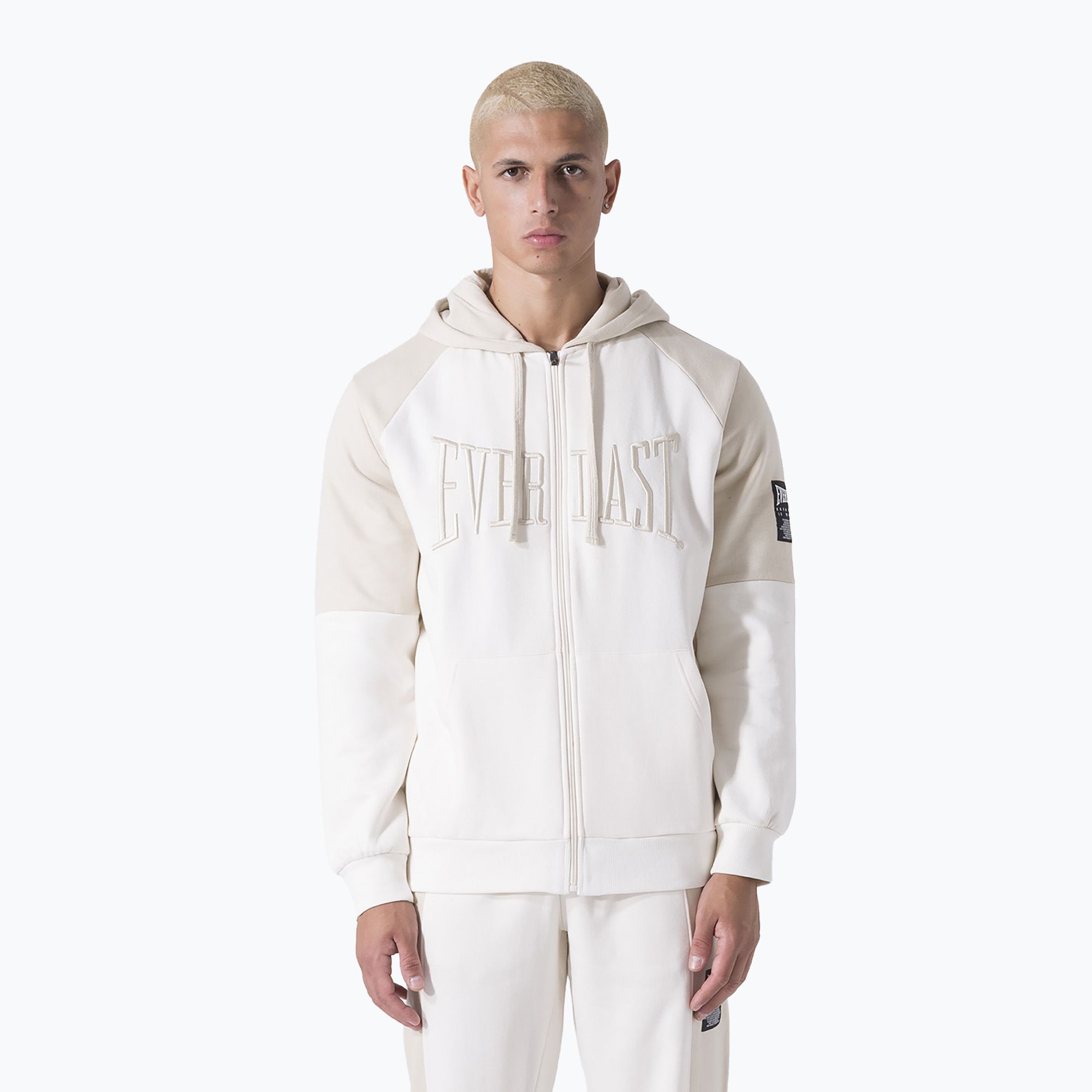 Bluza męska Everlast Neutrals Full Zip dusty white/light beige 
