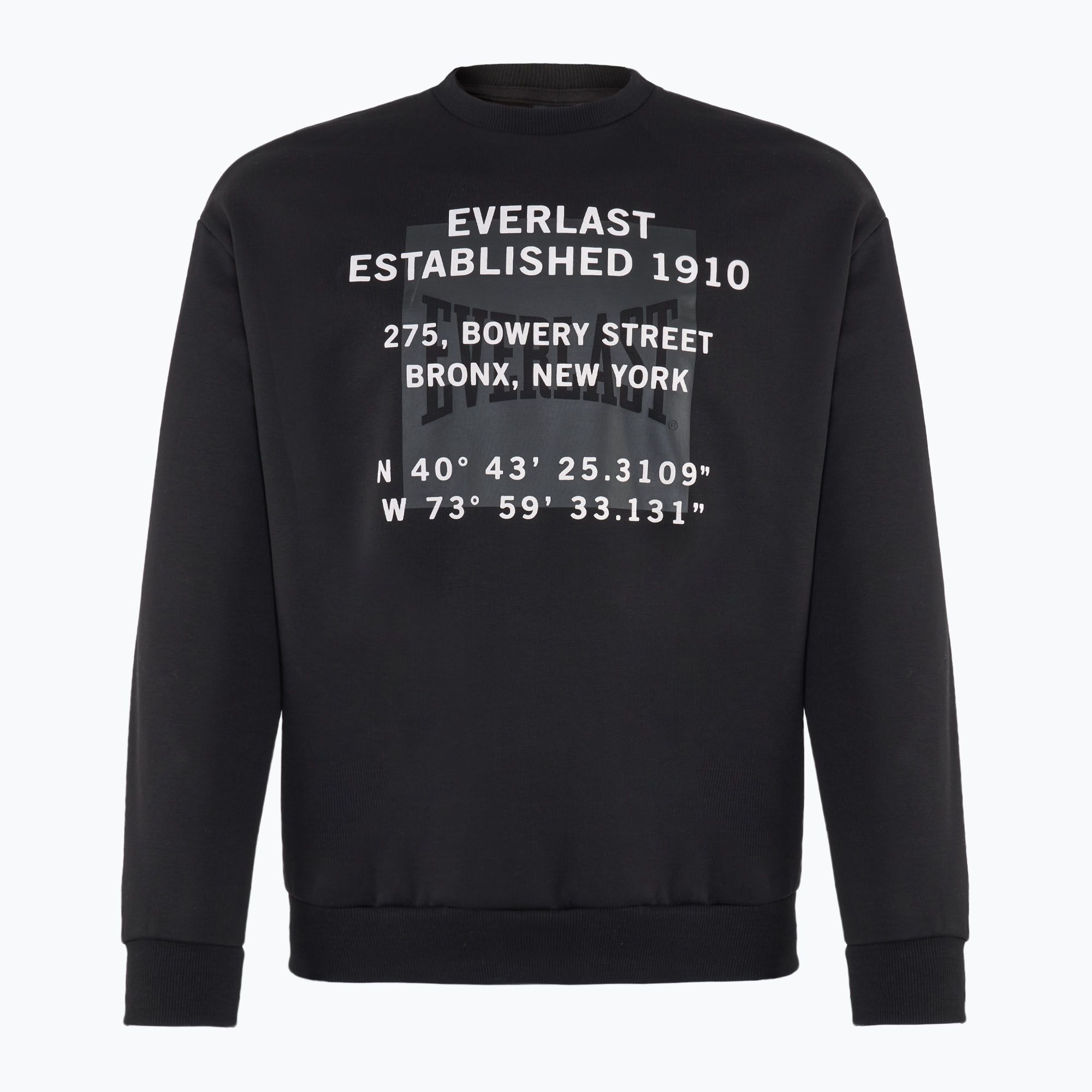 Bluza męska Everlast Streetwear Crewneck black/red 
