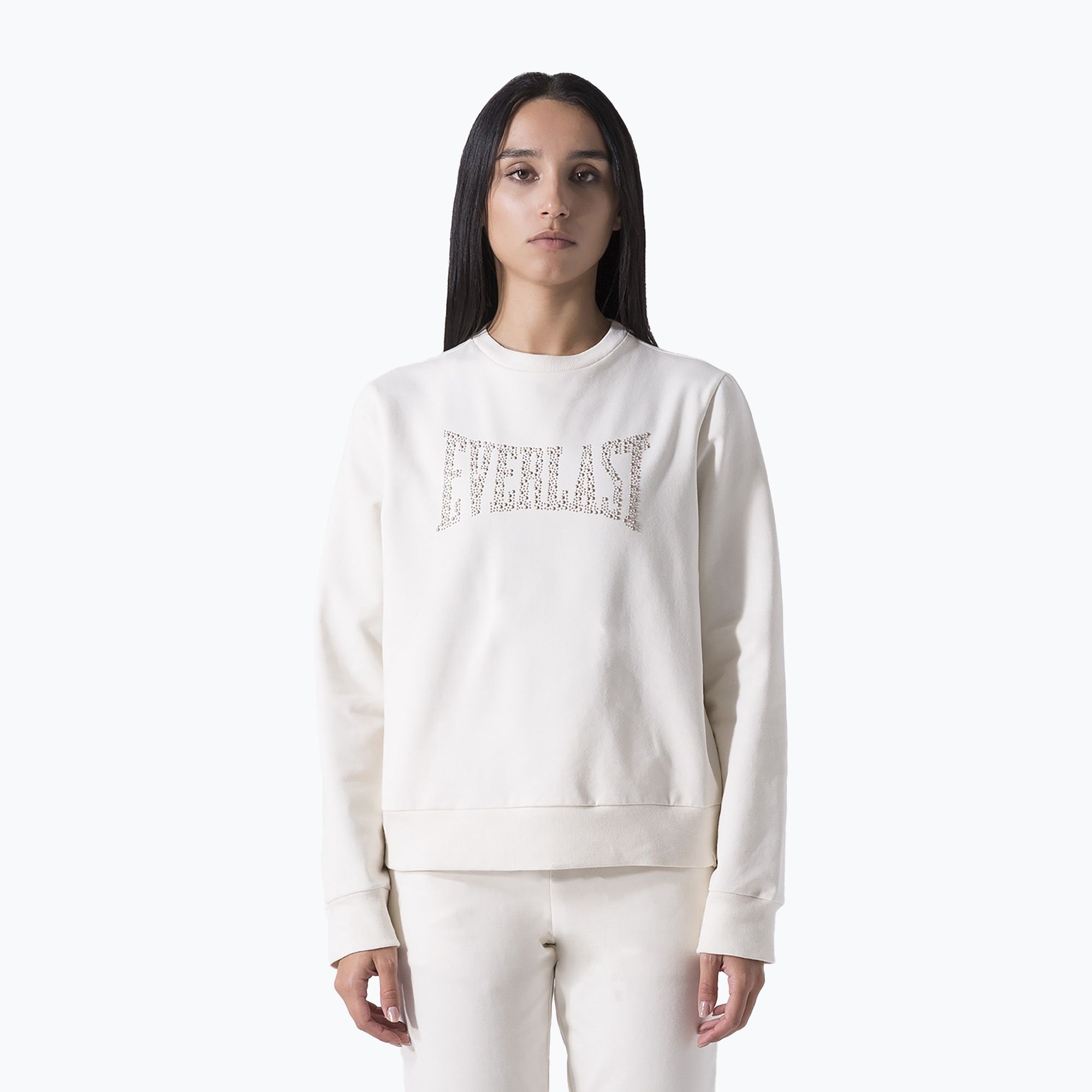 Bluza damska Everlast Leisure Crewneck dusty white 