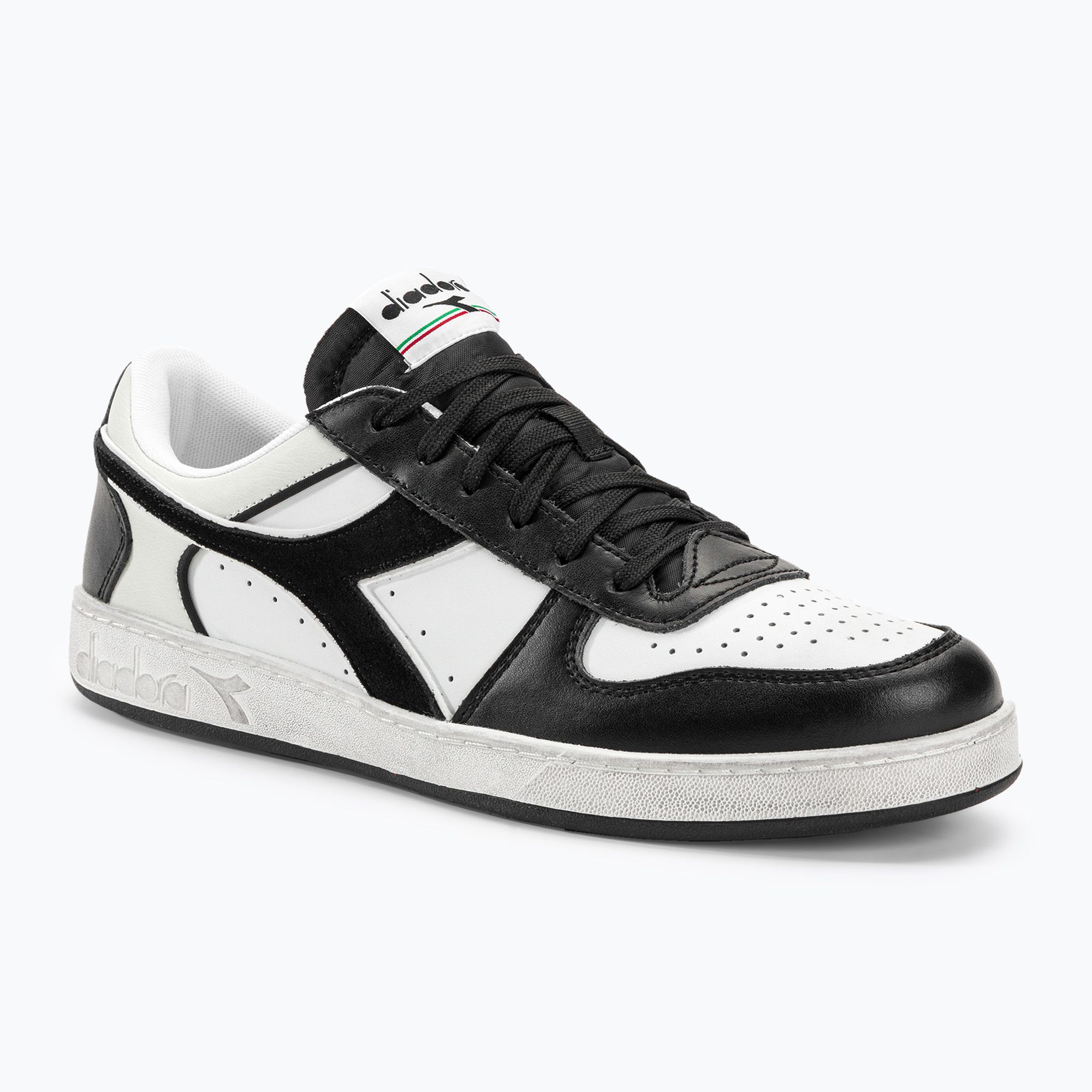 Buty Diadora Magic Basket Low Icona Leather black/white 
