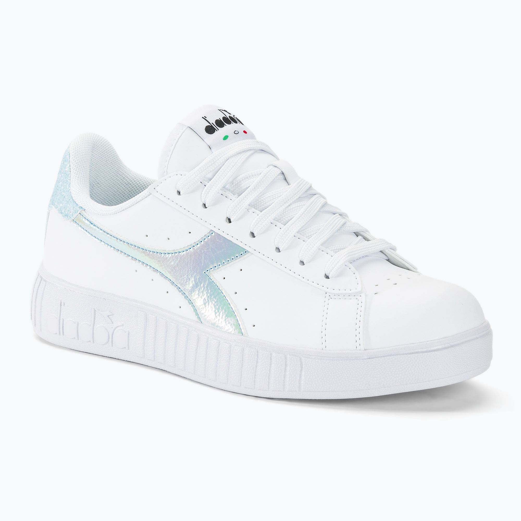 Buty damskie Diadora Step P Shimmer bianco/azzurro aria 