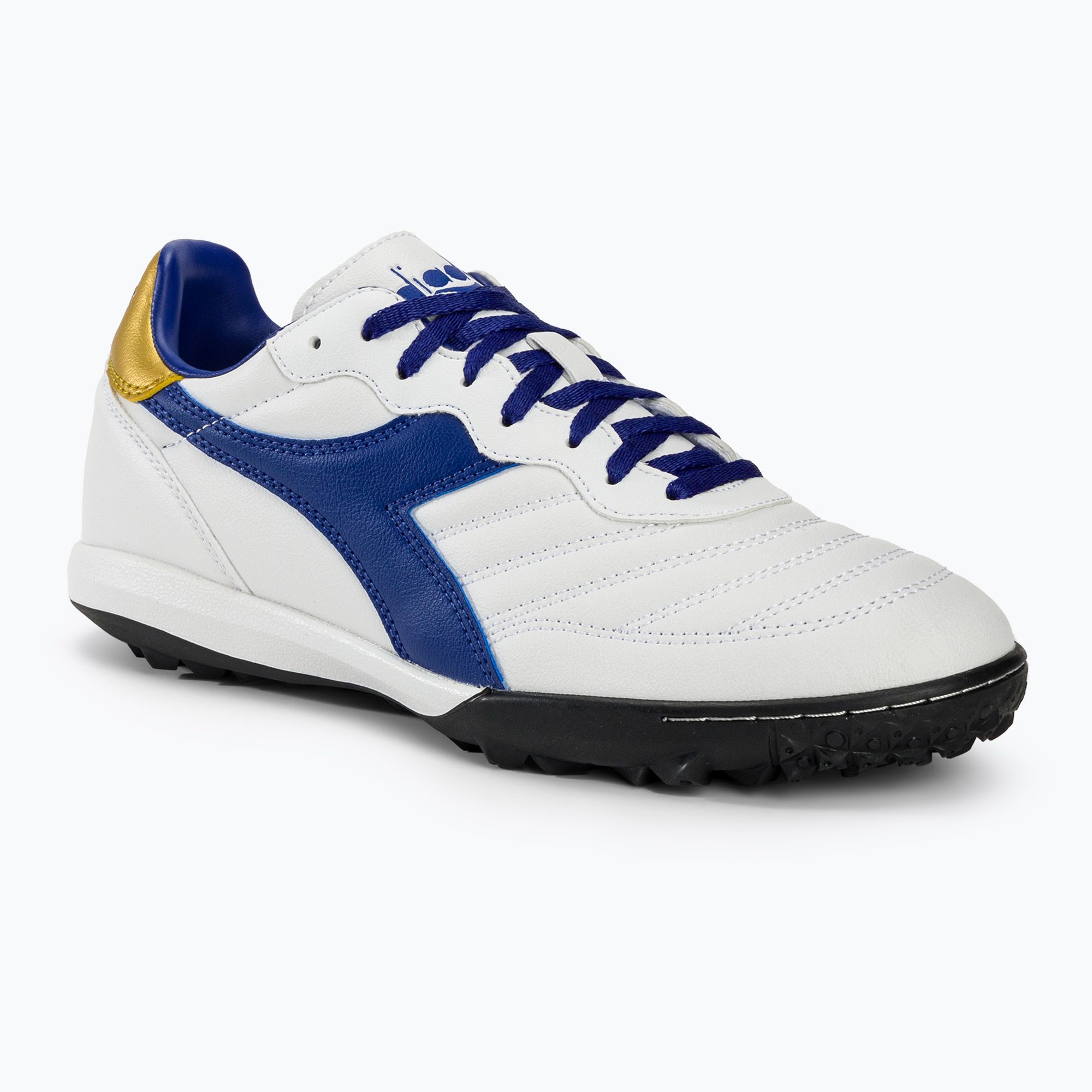 Buty piłkarskie męskie Diadora Brasil 2 R TFR white/blue/gold 