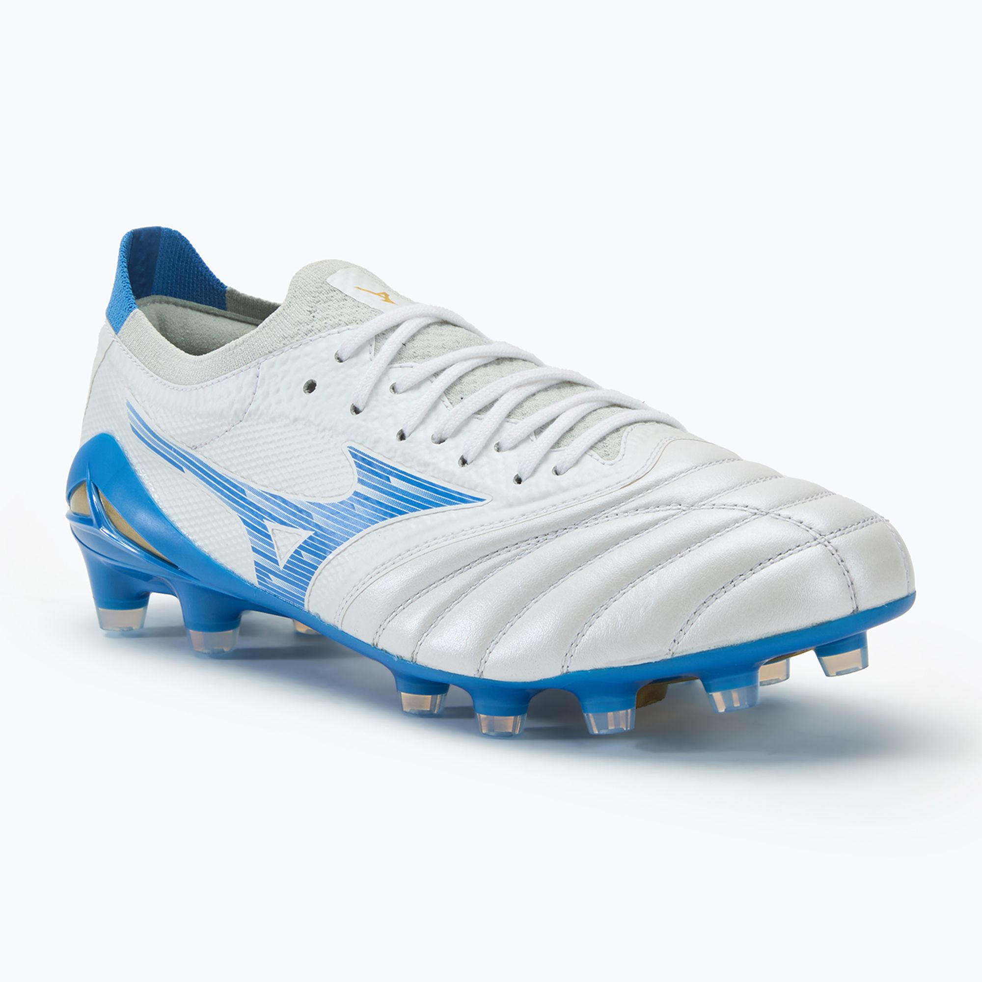 Buty piłkarskie męskie Mizuno Morelia Neo IV β Elite FG laser blue/white 