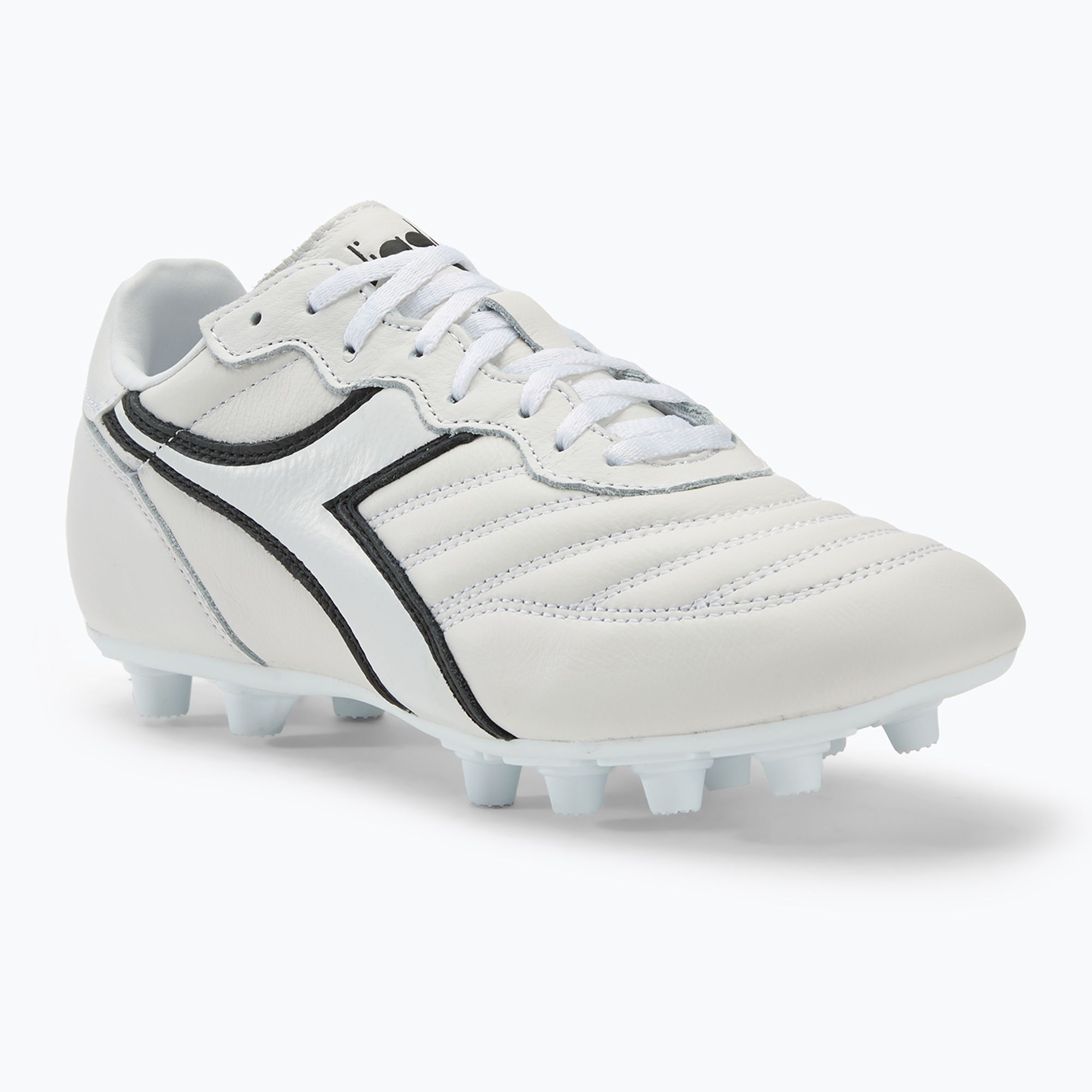Buty piłkarskie męskie Diadora Brasil LT+ MDPU white/black 