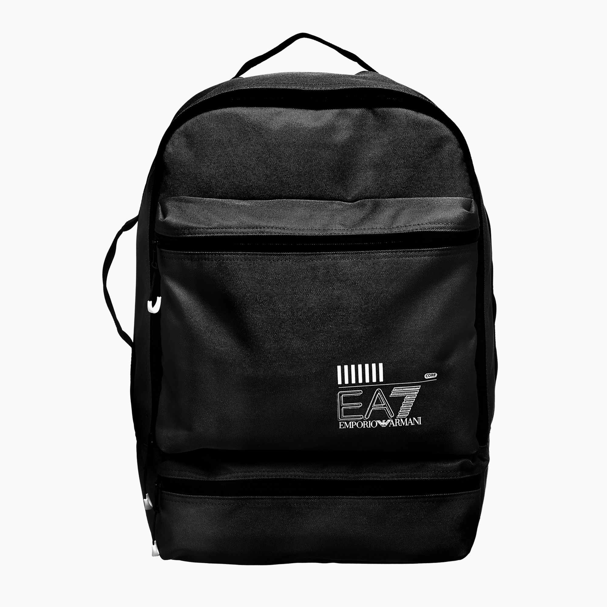 Plecak miejski EA7 Emporio Armani Train Core 23 l black/white logo 
