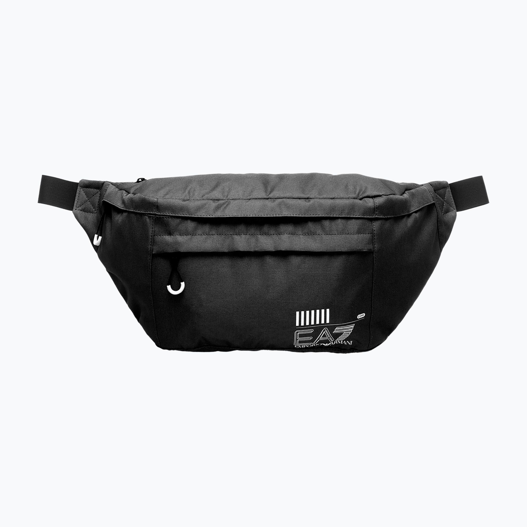 Saszetka nerka EA7 Emporio Armani Train Core Maxi Sling 7 l black/white logo 