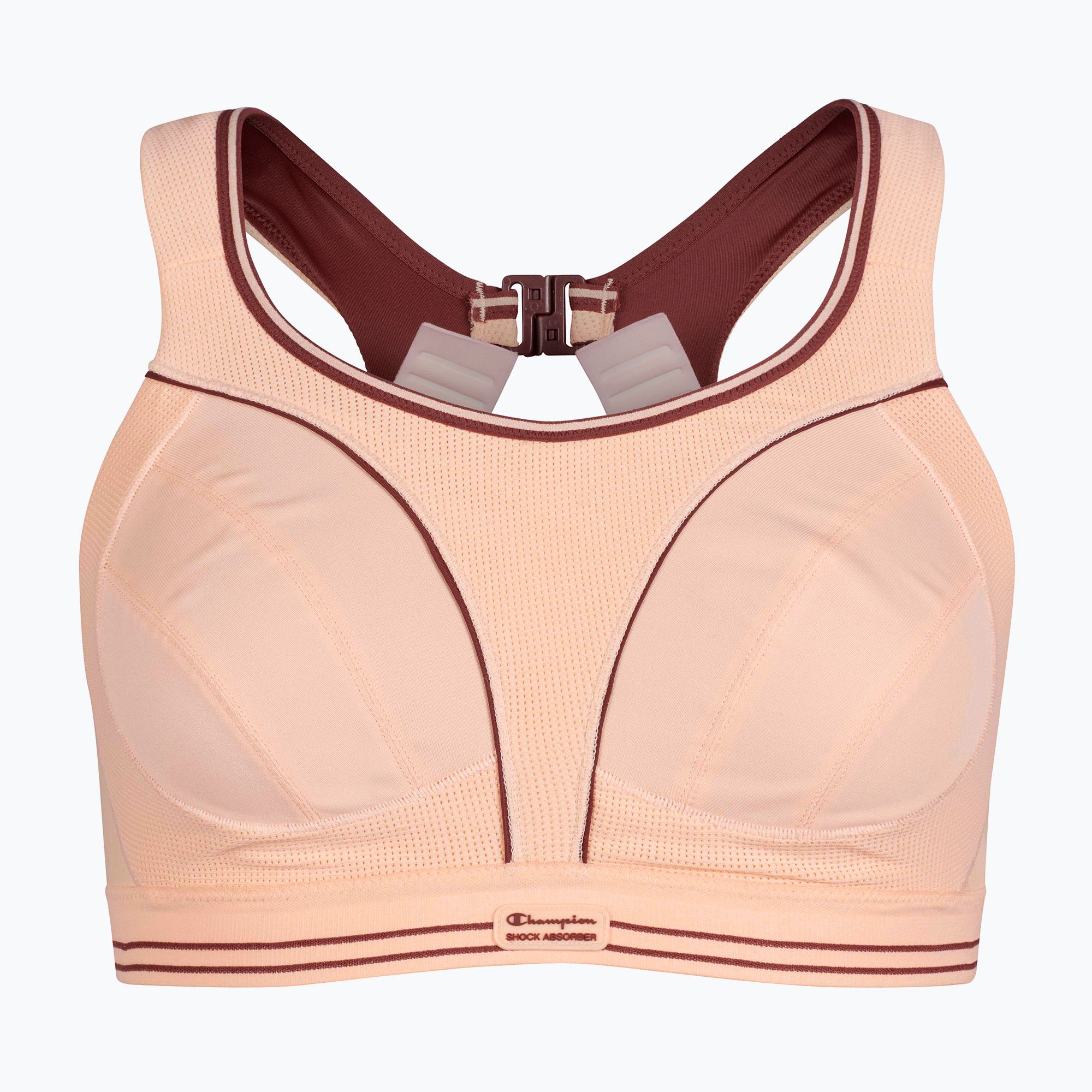Biustonosz treningowy Shock Absorber Ultimate Run Bra pink glow 