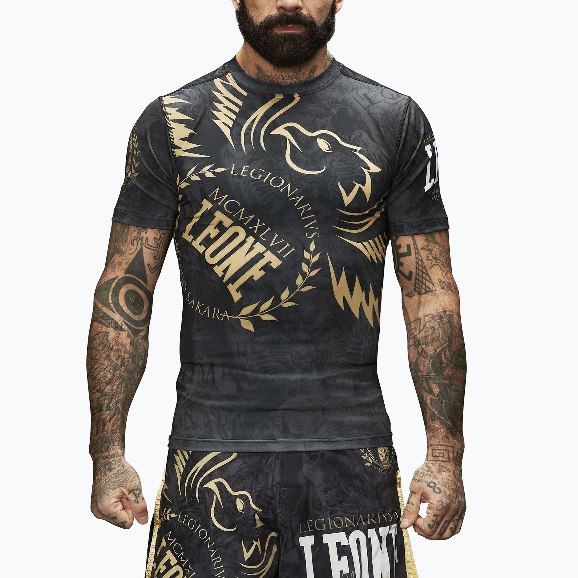 Rashguard LEONE 1947 Legionarvis rashguard black 