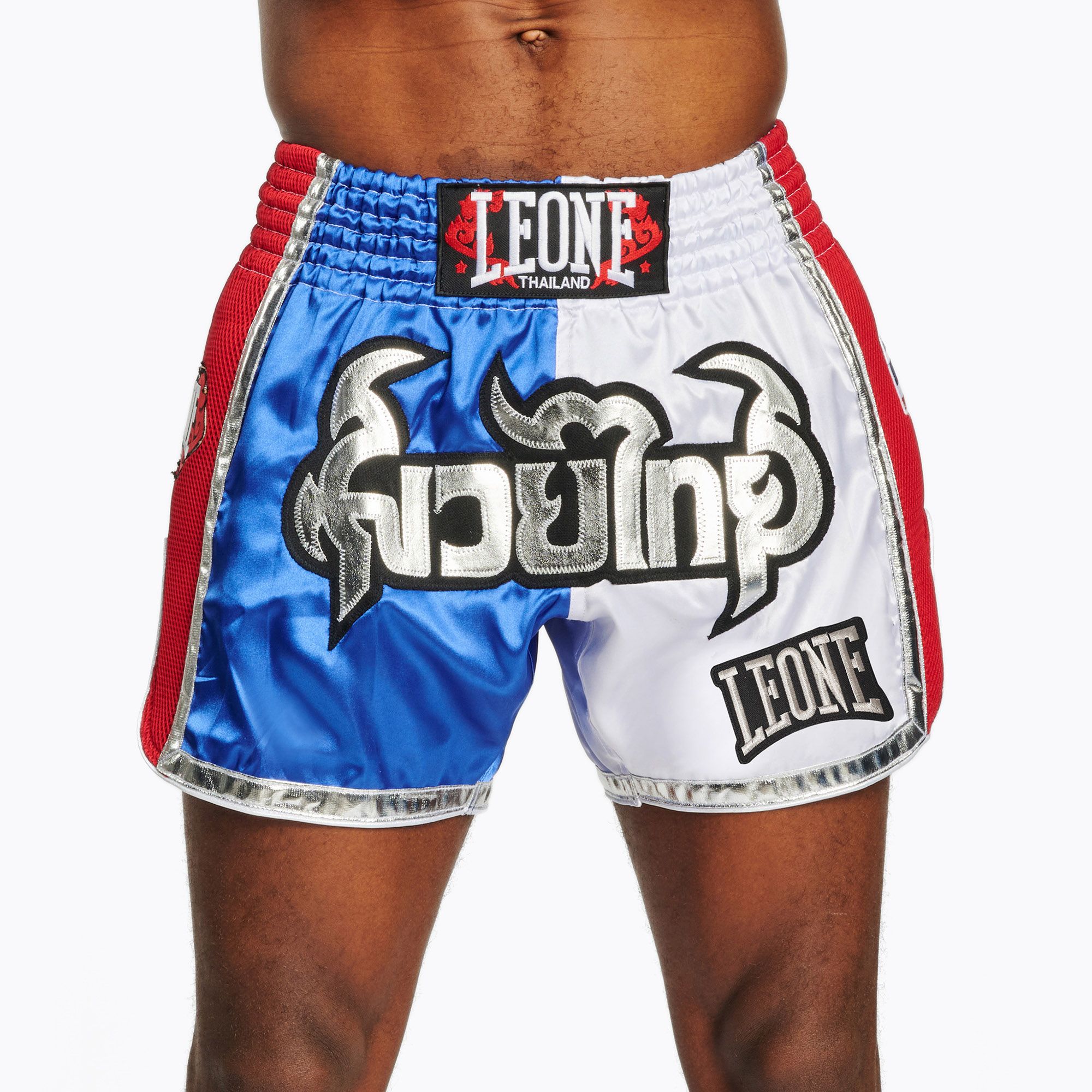 Spodenki treningowe męskie LEONE 1947 Siam Thai blue/white 