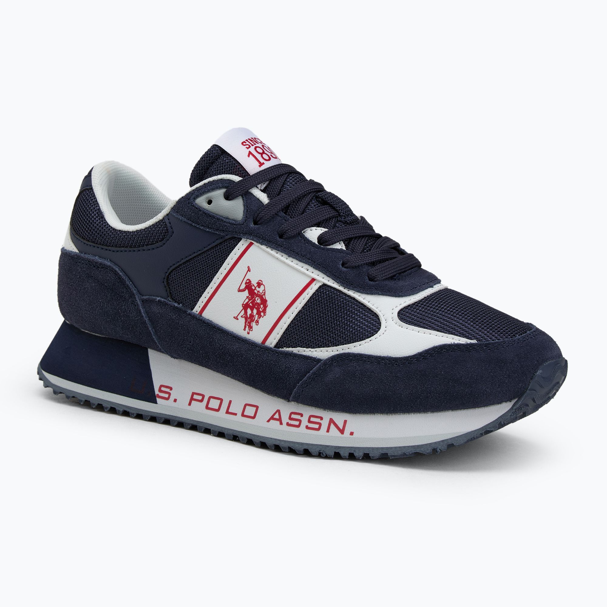 Buty męskie U.S. Polo Assn. CLEEF007A navy/white 