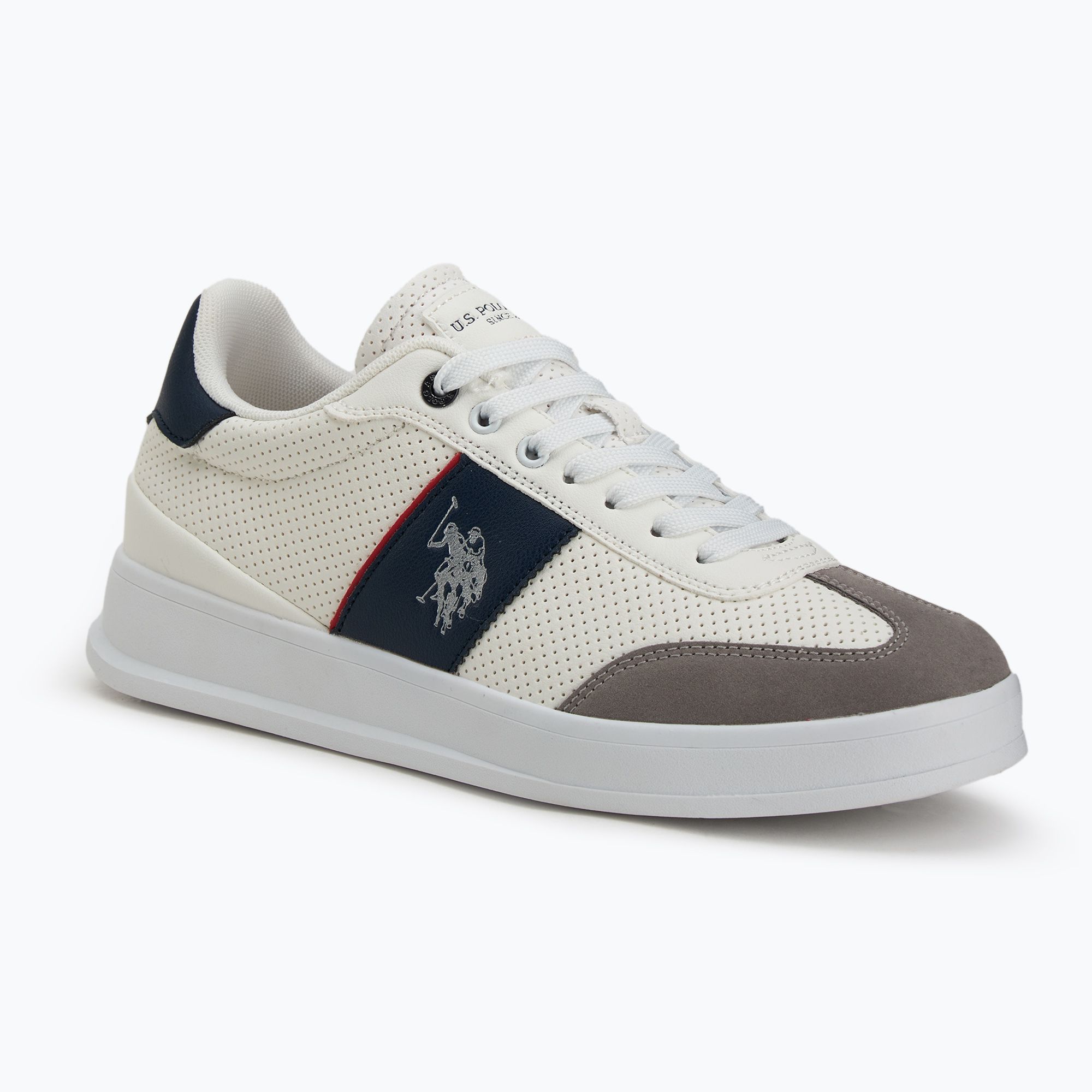 Buty męskie U.S. Polo Assn. CAMPY001D white/blue 