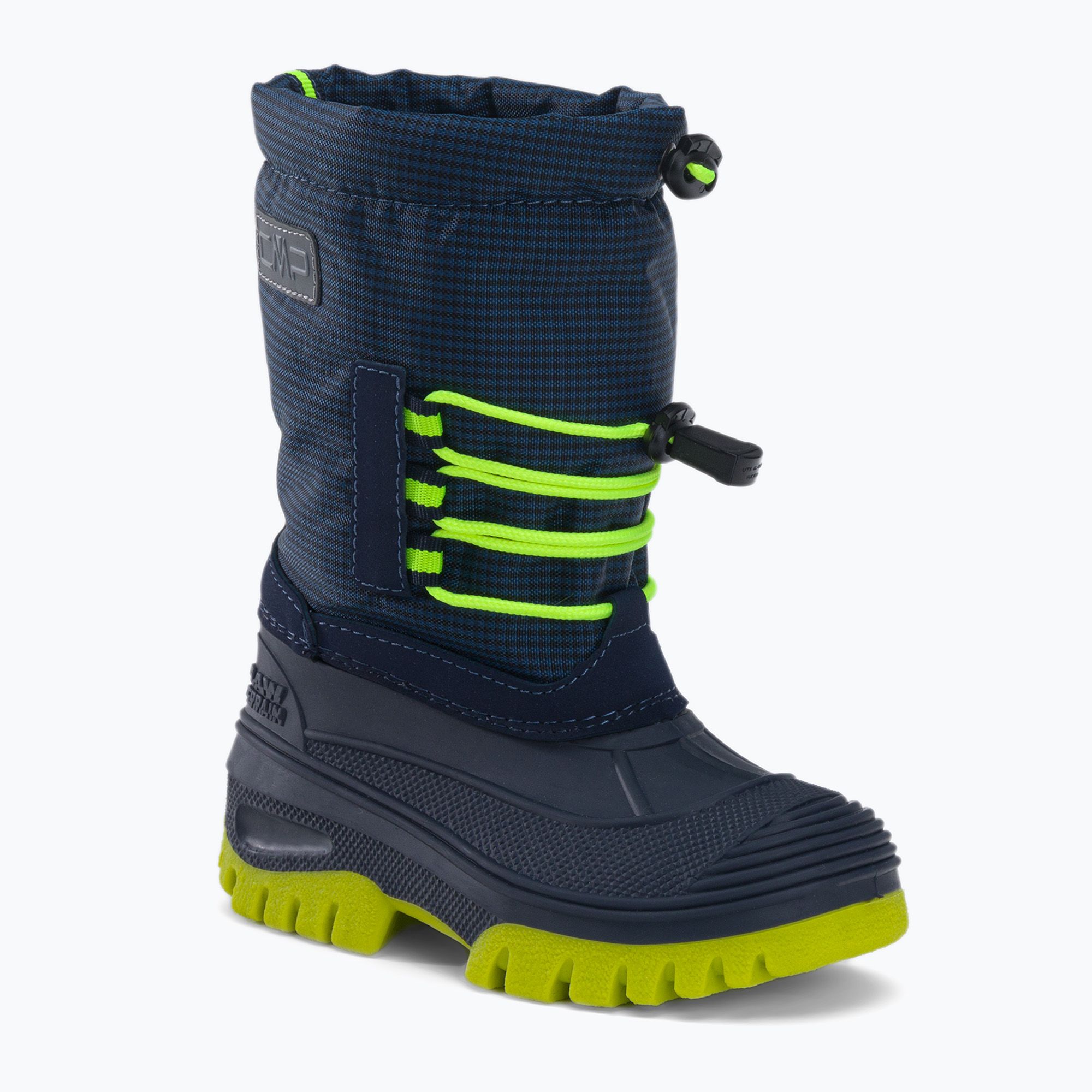 Śniegowce dziecięce CMP Ahto Snowboots Wp black/blue 