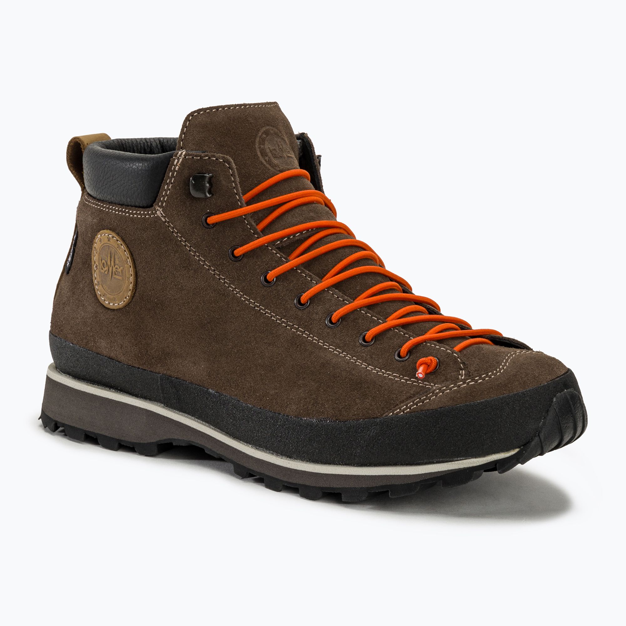 Buty męskie Lomer Bio Naturale Mid Mtx Suede saloon/orange 