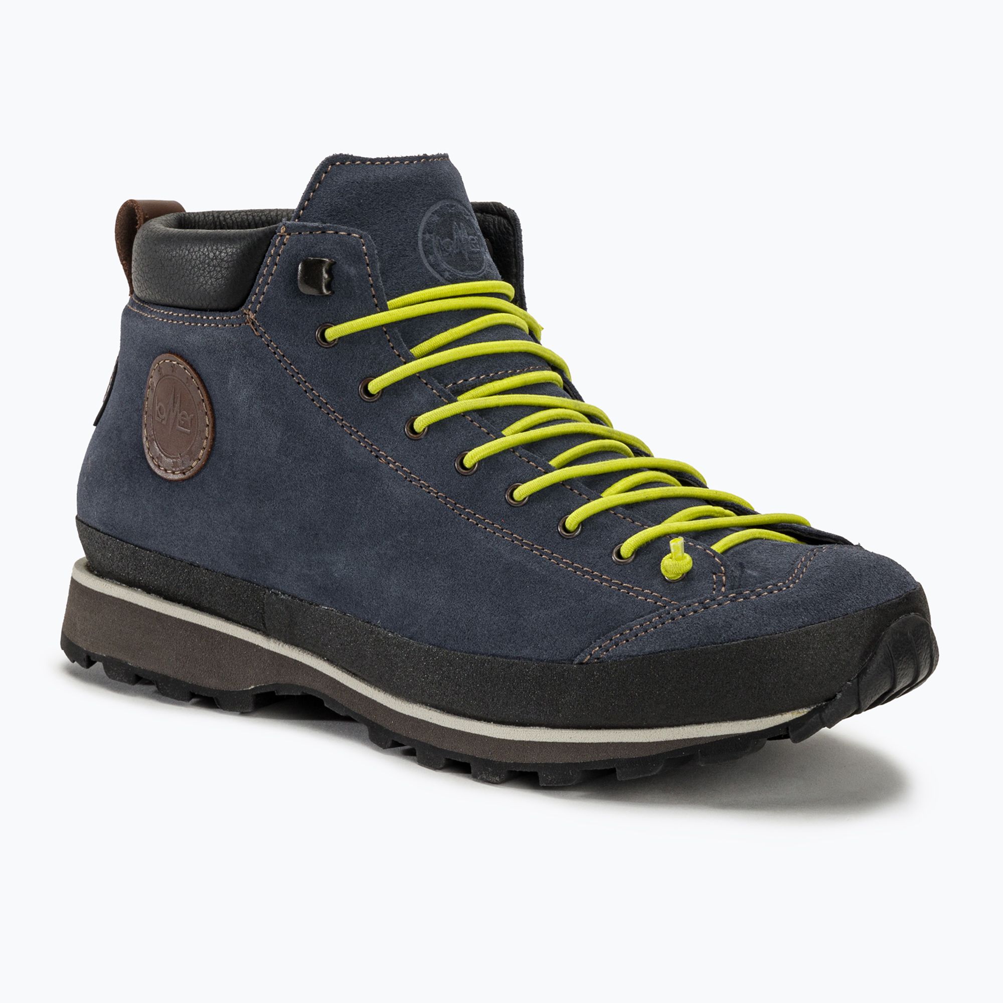Buty męskie Lomer Bio Naturale Mid Mtx Suede flag/lime 