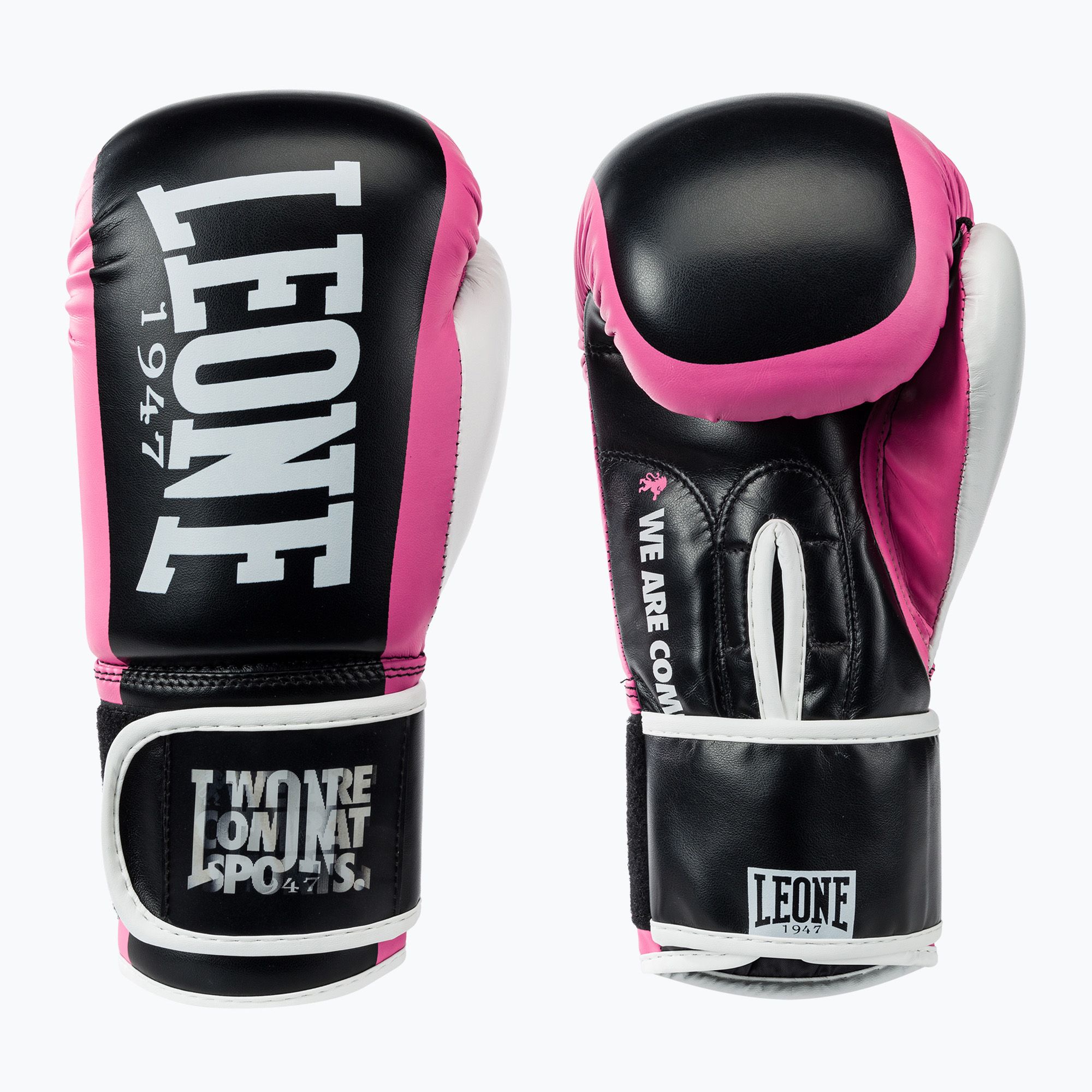 Rękawice bokserskie LEONE 1947 Logo Wacs Boxing fucsia 