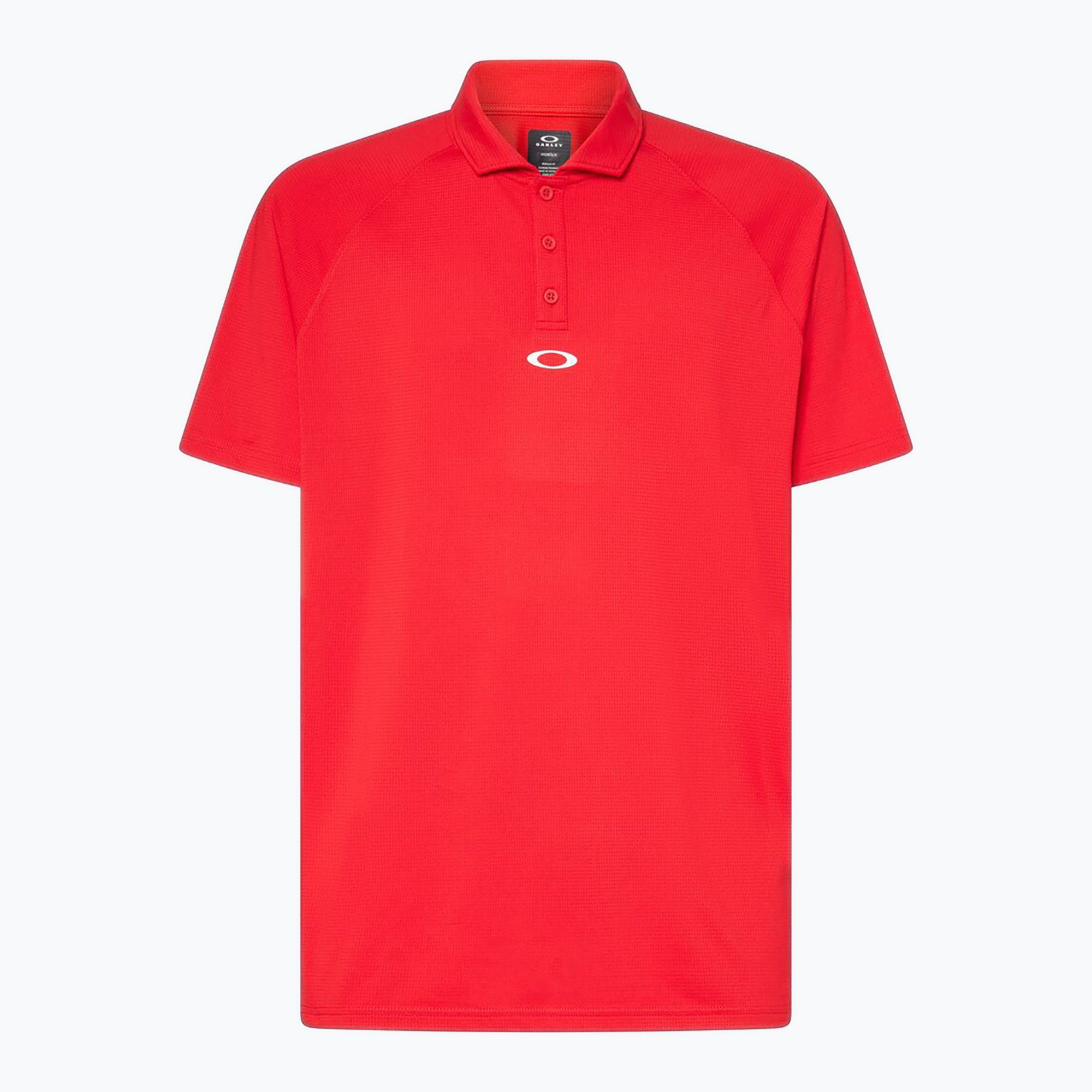 Koszulka polo męska Oakley Iconic Oakley Ss Polo Shirt red line 