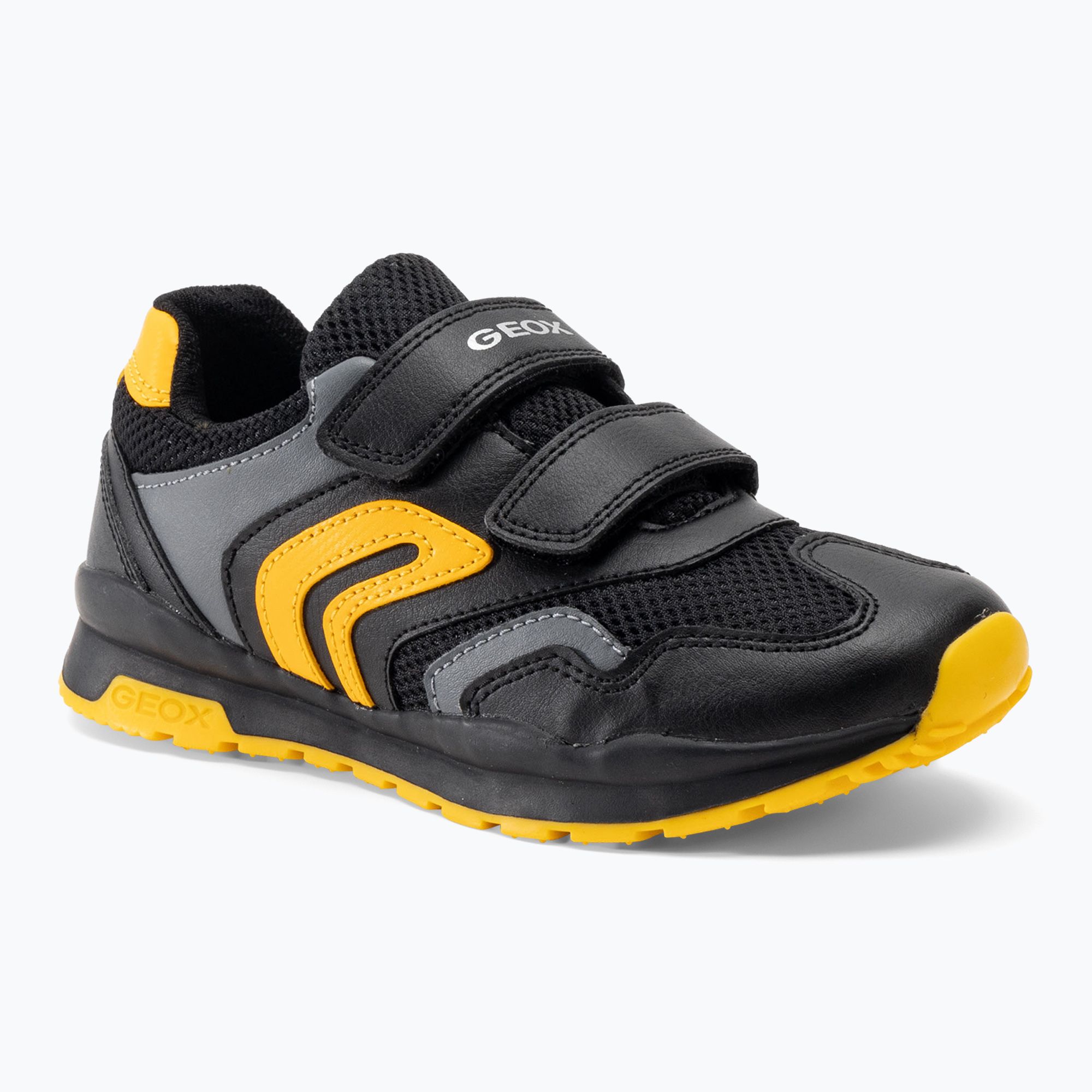 Buty juniorskie Geox Pavel black/gold 