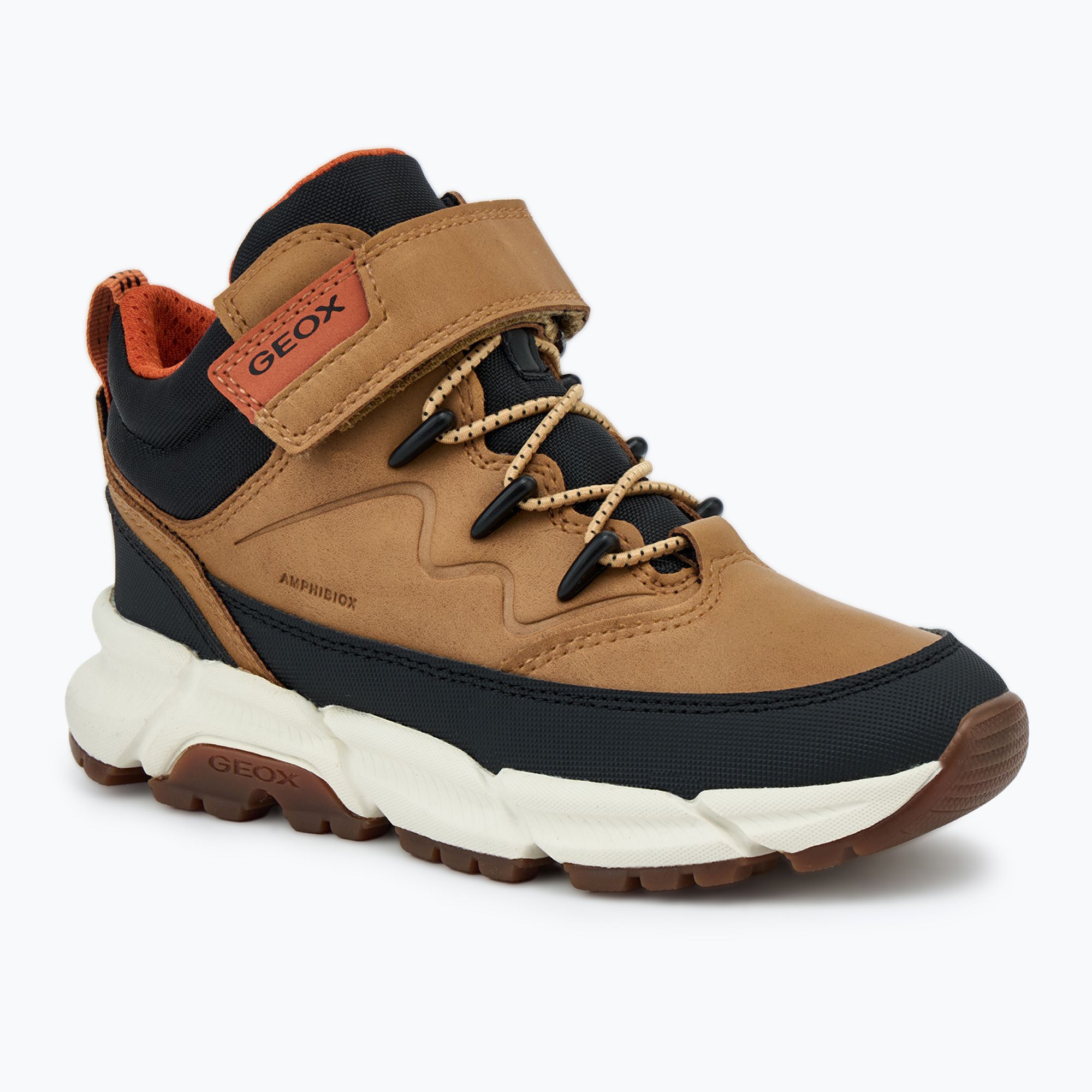 Buty juniorskie Geox Flexyper Plus dark yellow/black 