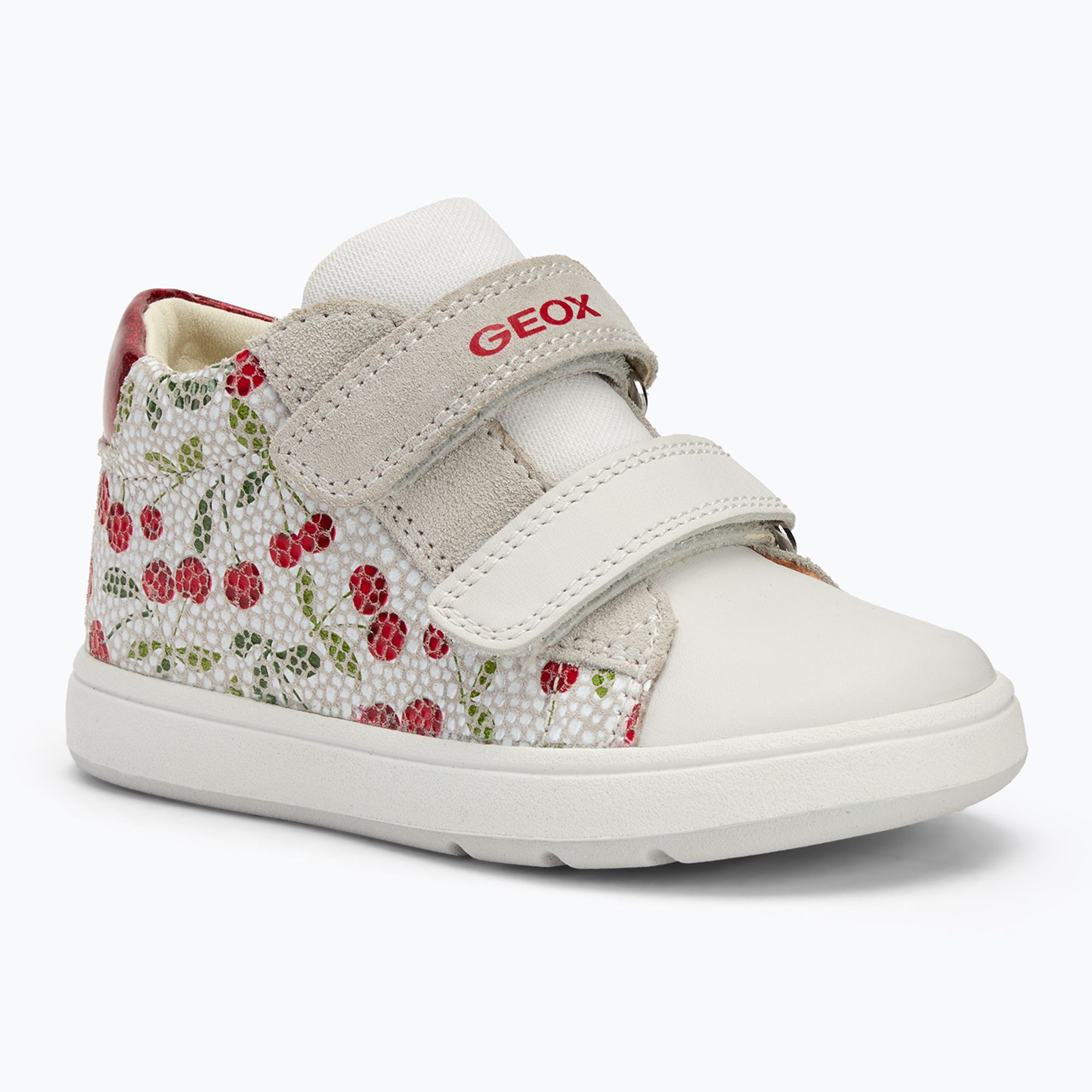 Buty dziecięce Geox Biglia white/red 