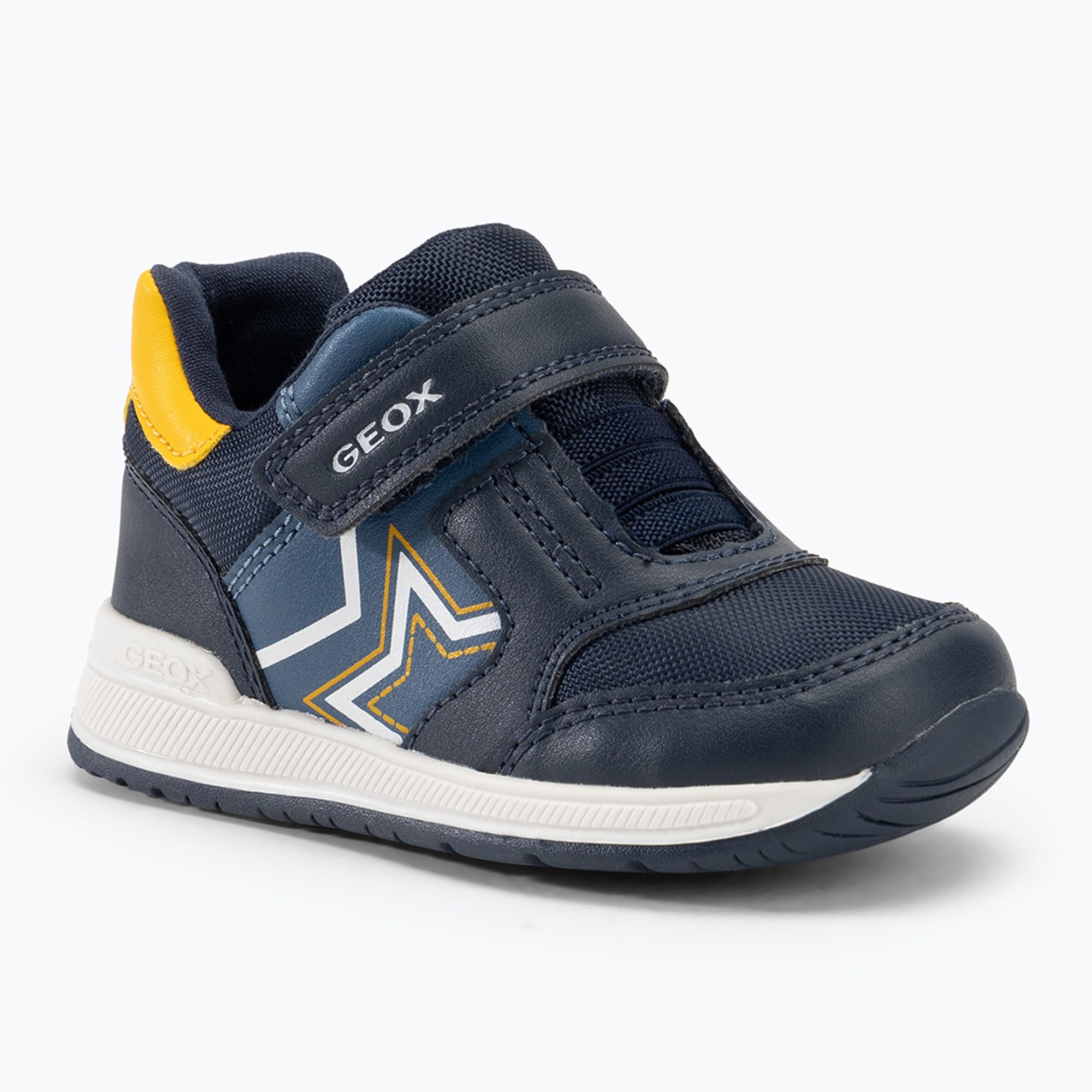 Buty dziecięce Geox Rishon nylon navy/yellow 