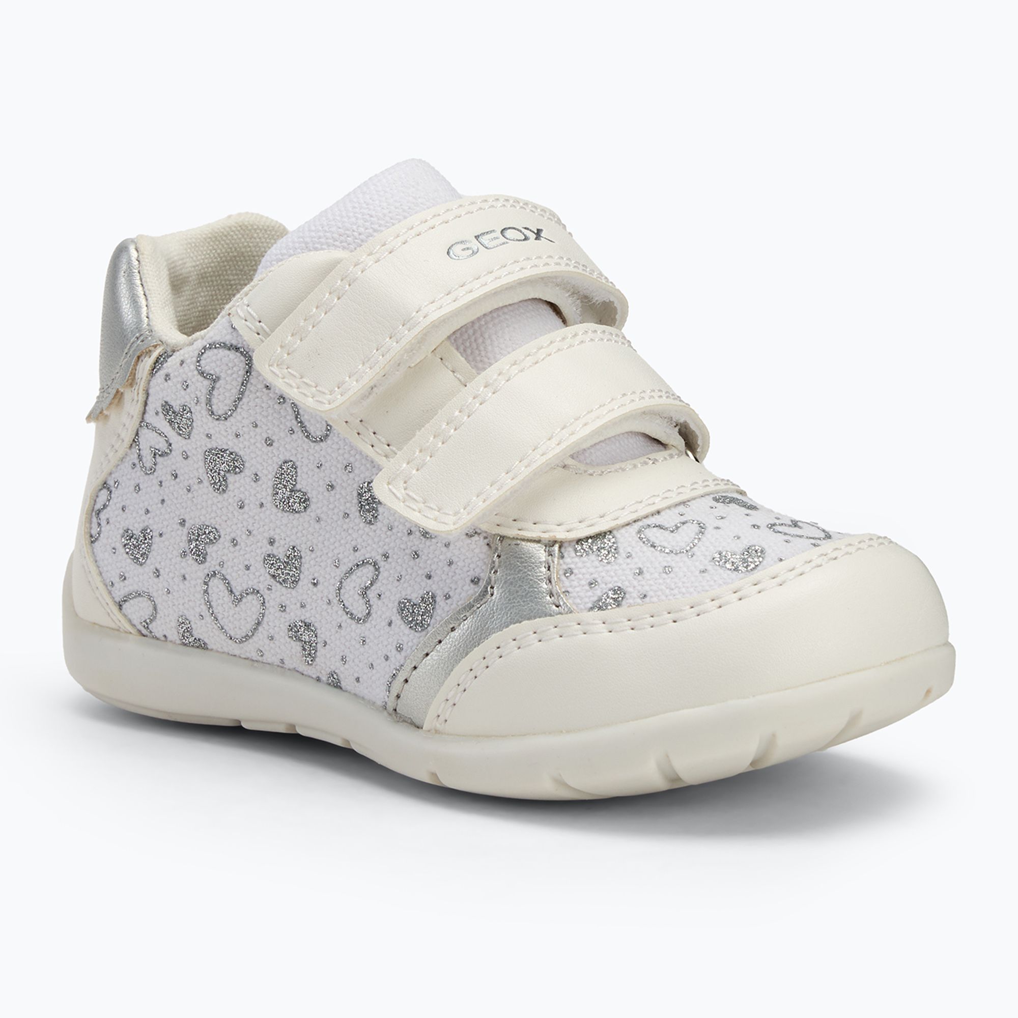 Buty dziecięce Geox Elthan white/silver 