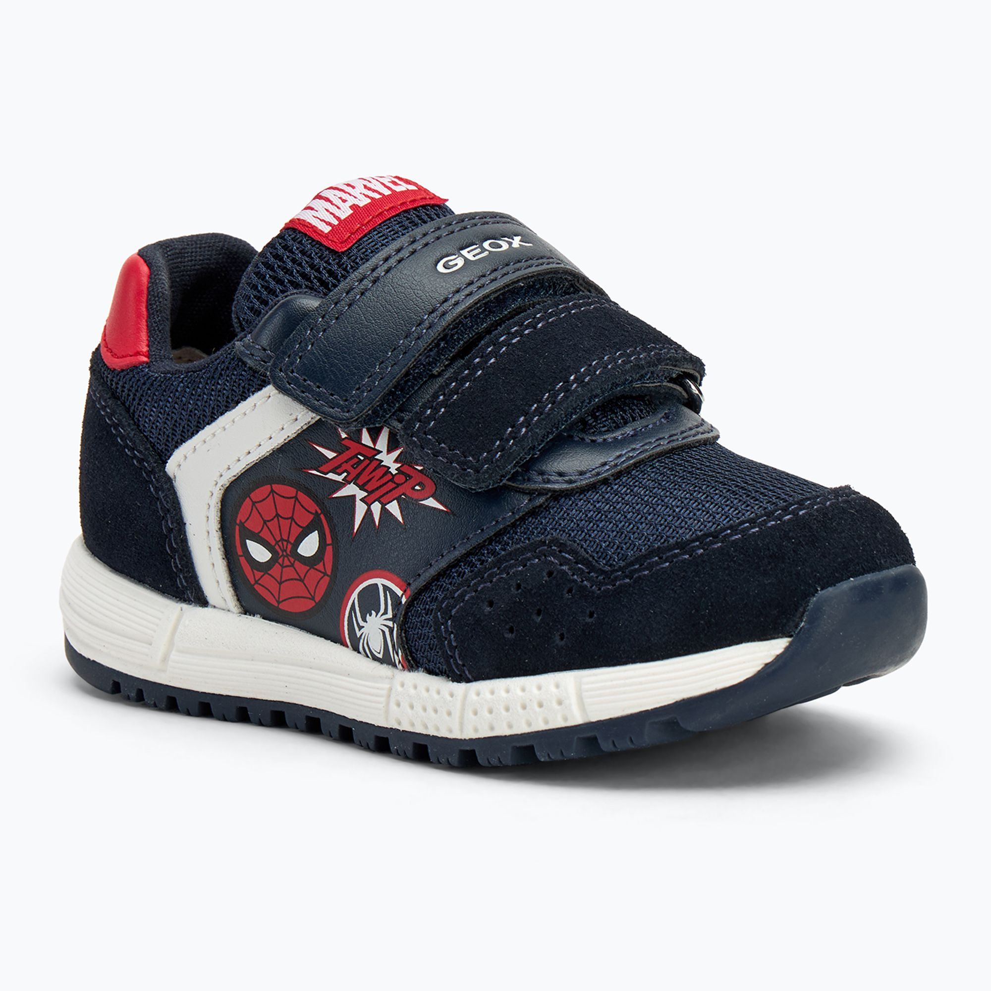 Buty dziecięce Geox Alben nylon navy/red 
