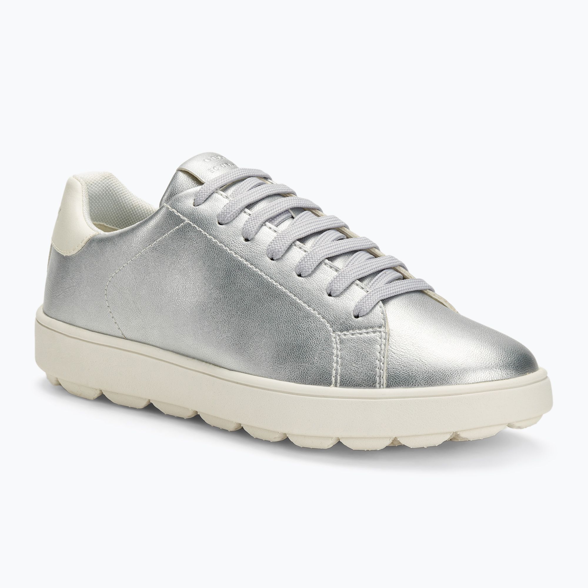 Buty damskie Geox Spherica™ ECUB-1 silver/optic white 