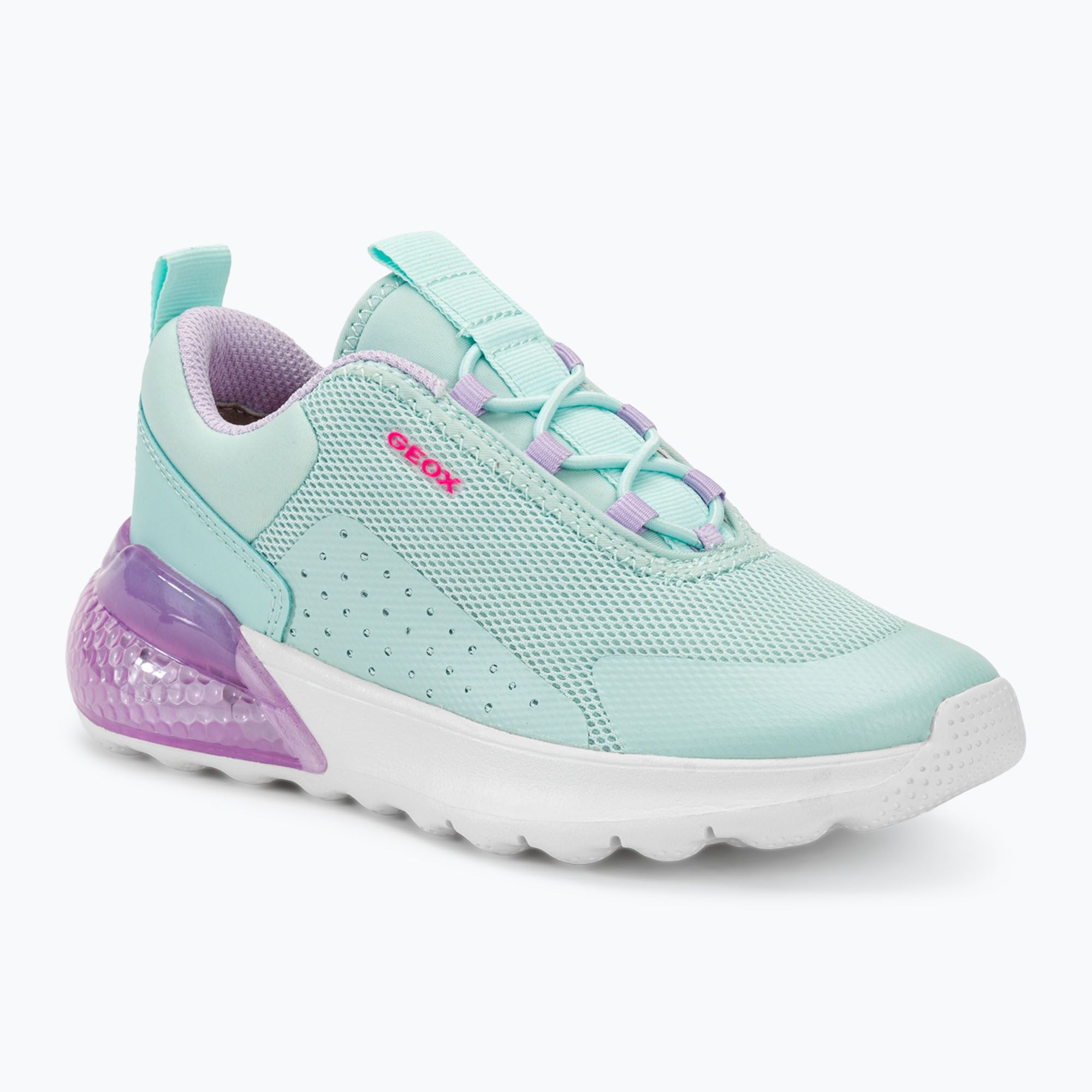 Buty juniorskie Geox Activart Illuminus watersea/lilacc 