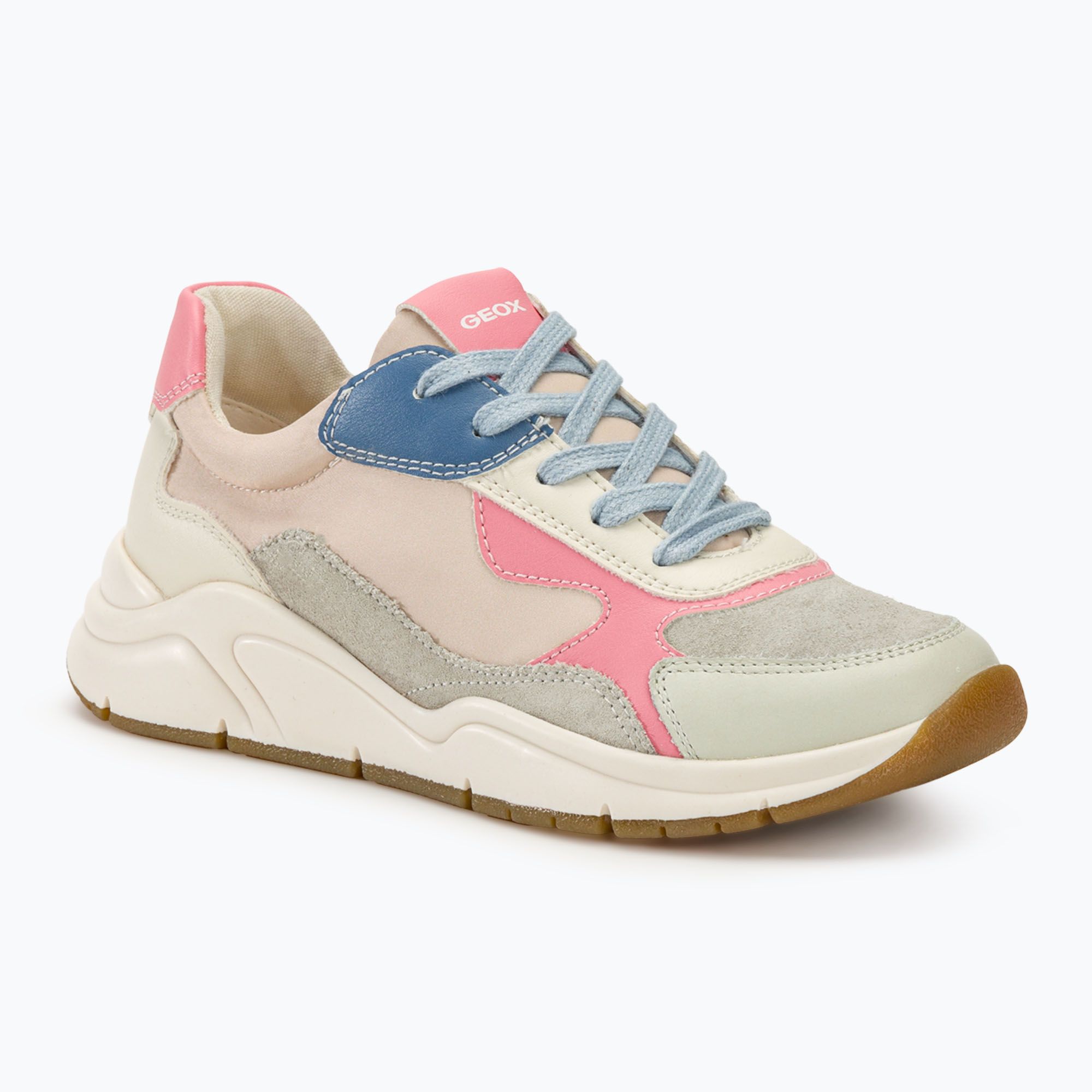 Buty juniorskie Geox Mawazy light ivory/light coral 