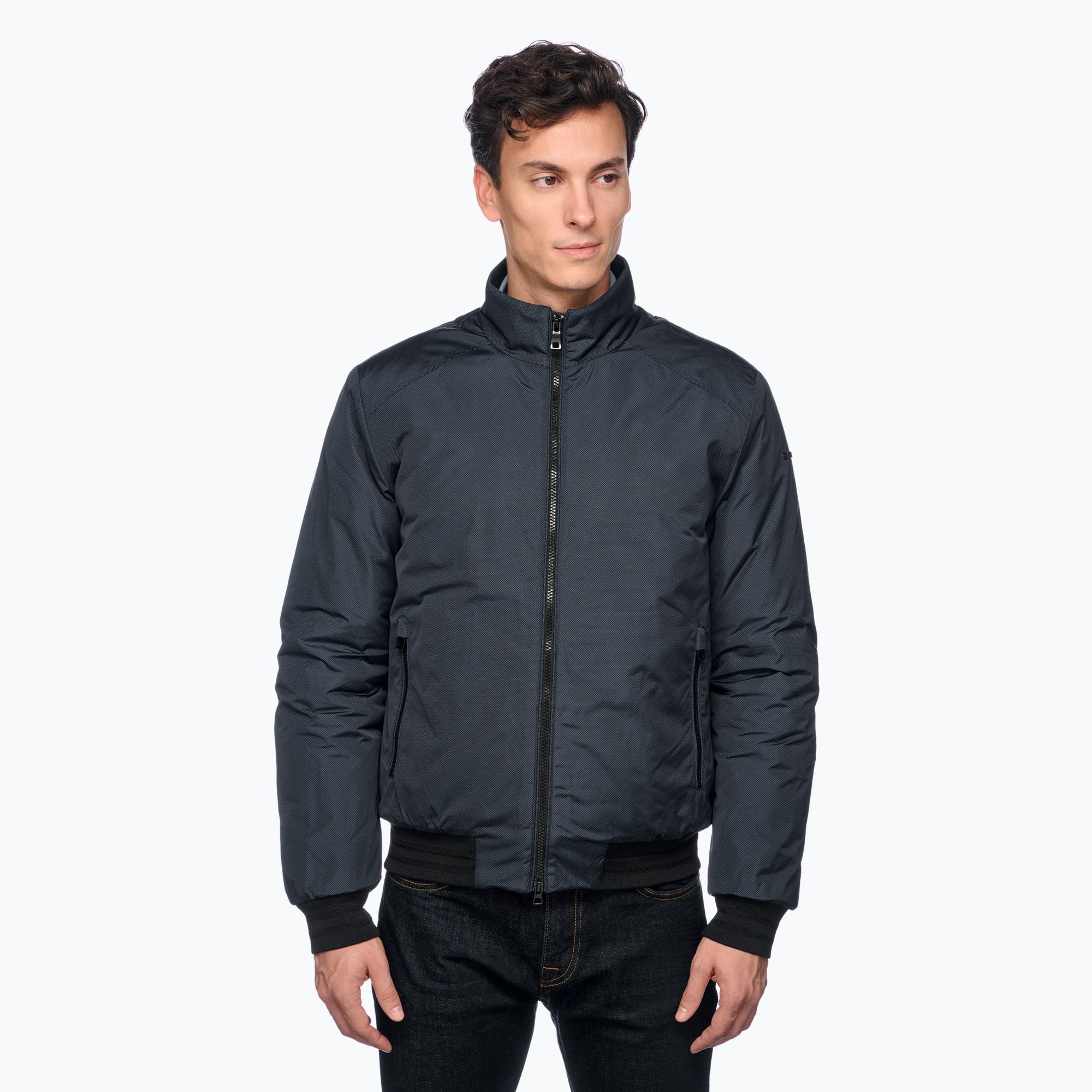 Kurtka męska Geox Vincit blue / black 