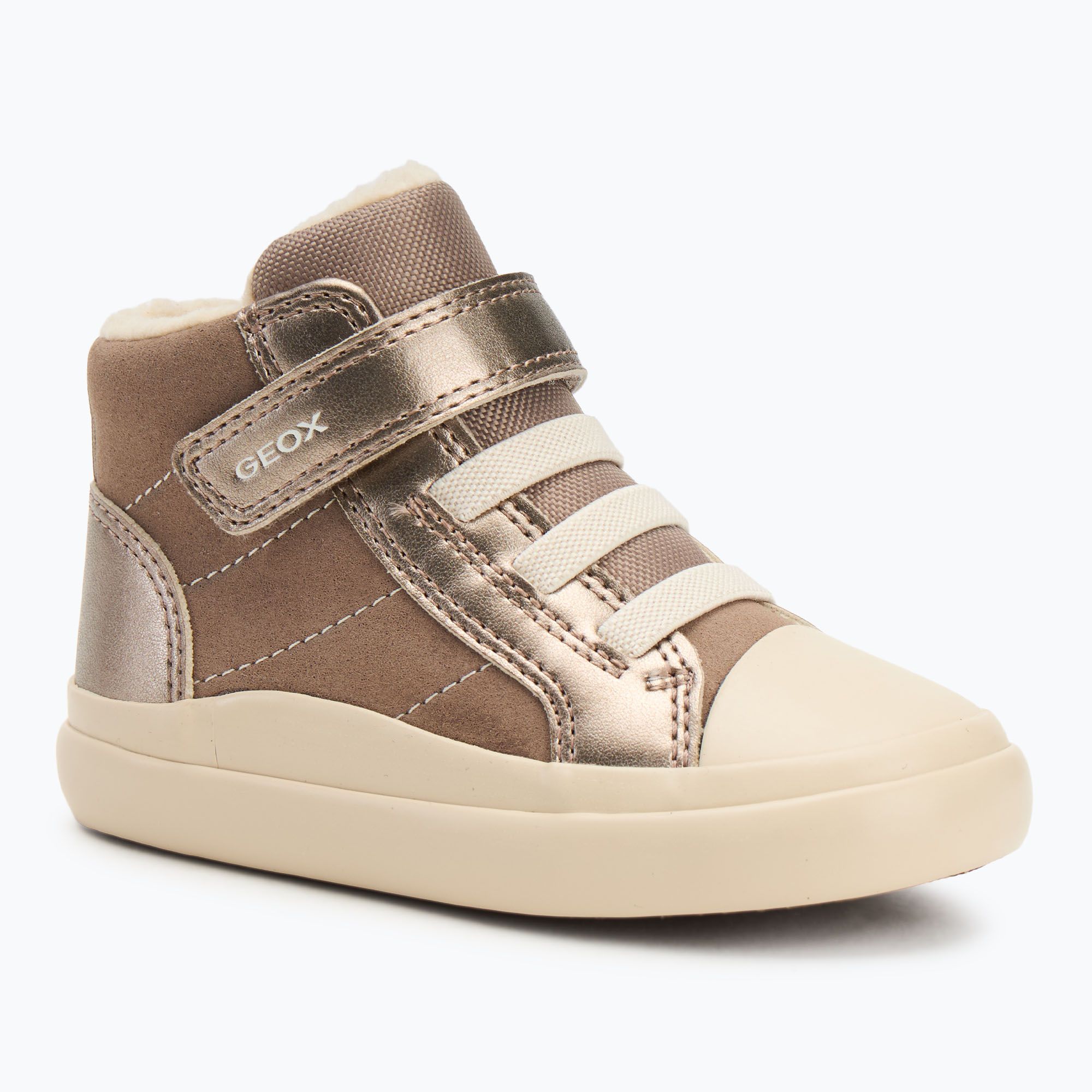 Buty dziecięce Geox Gisli dark beige 