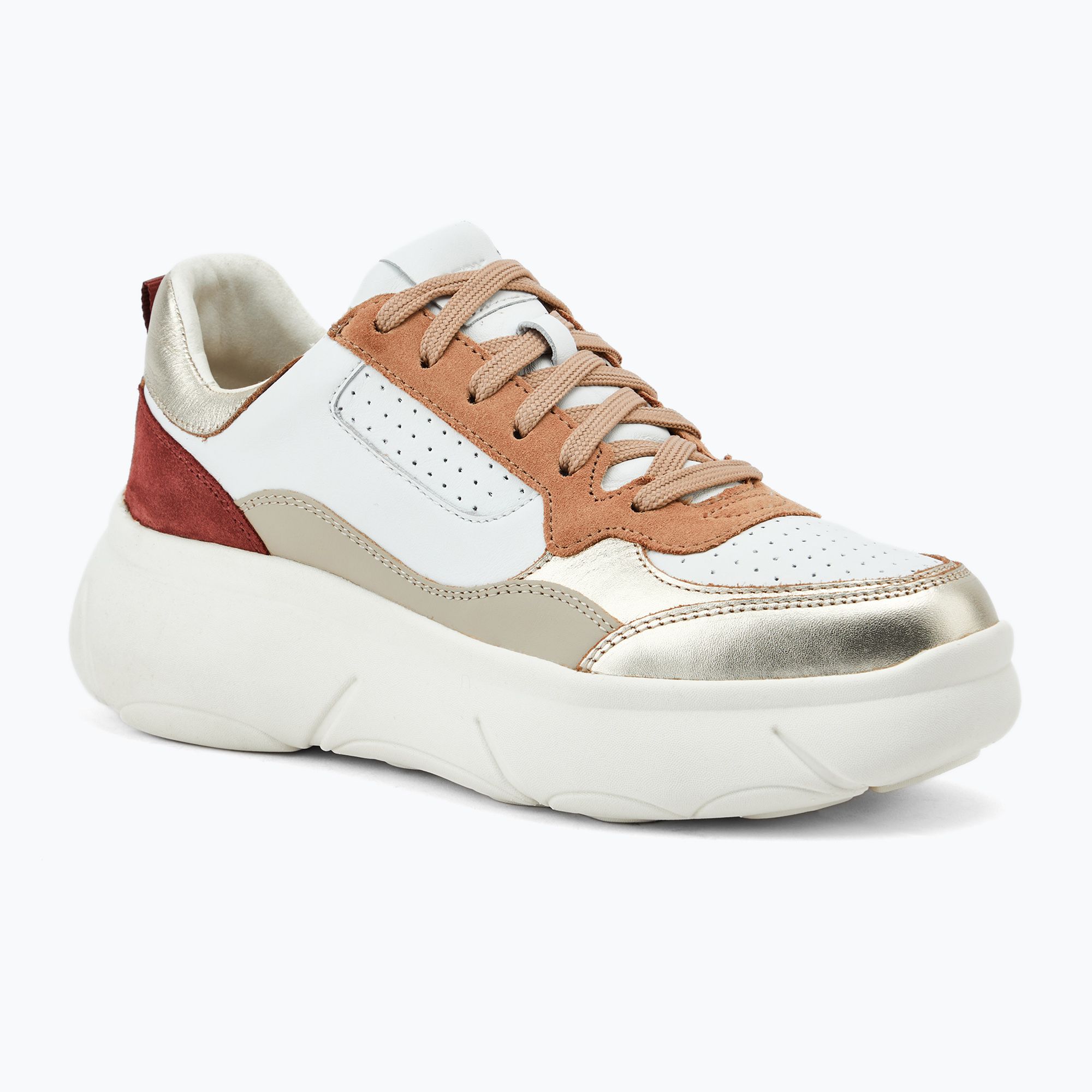 Buty damskie Geox Nebula™ 2.0 X whire/light gold 