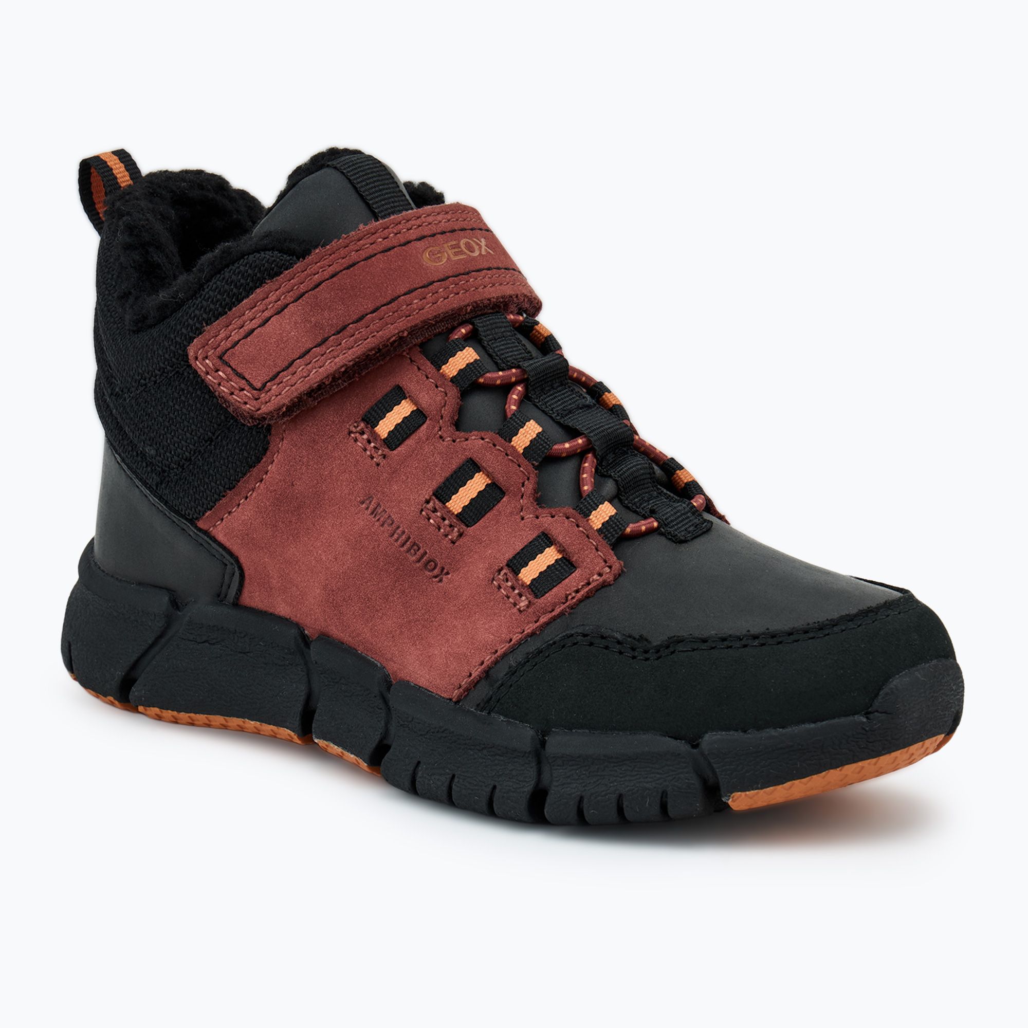 Buty juniorskie Geox Flexyper ABX wine/black 