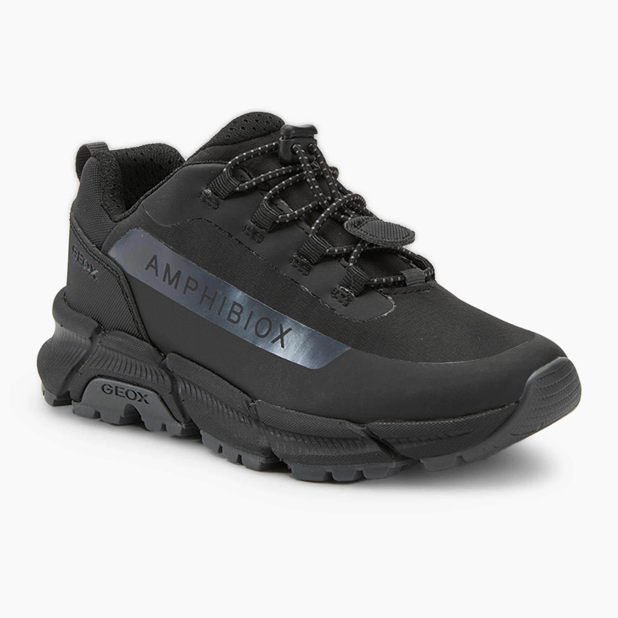 Buty juniorskie Geox Flexyper Plus ABX black/dark grey 