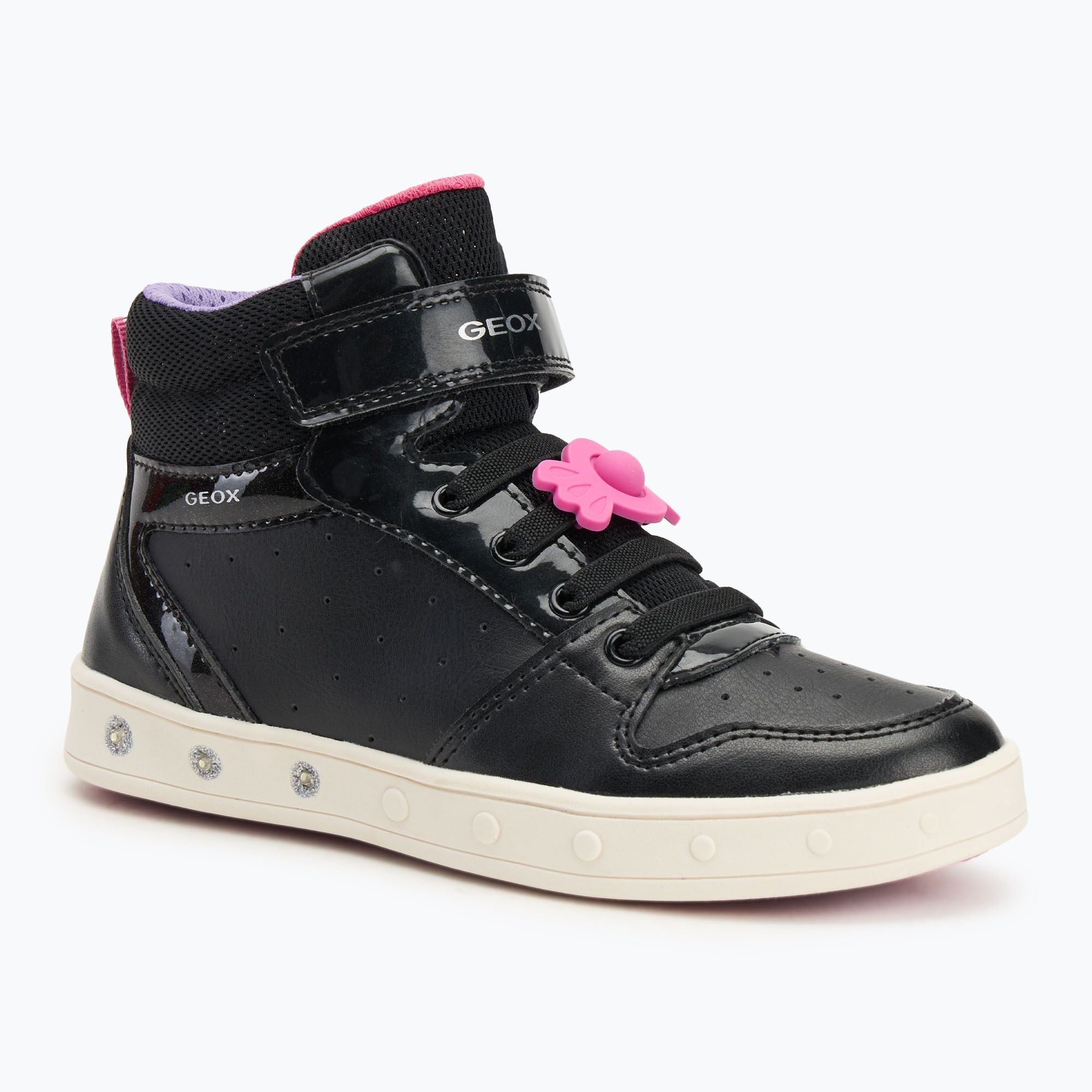 Buty dziecięce Geox Skylin black/fuchsia 
