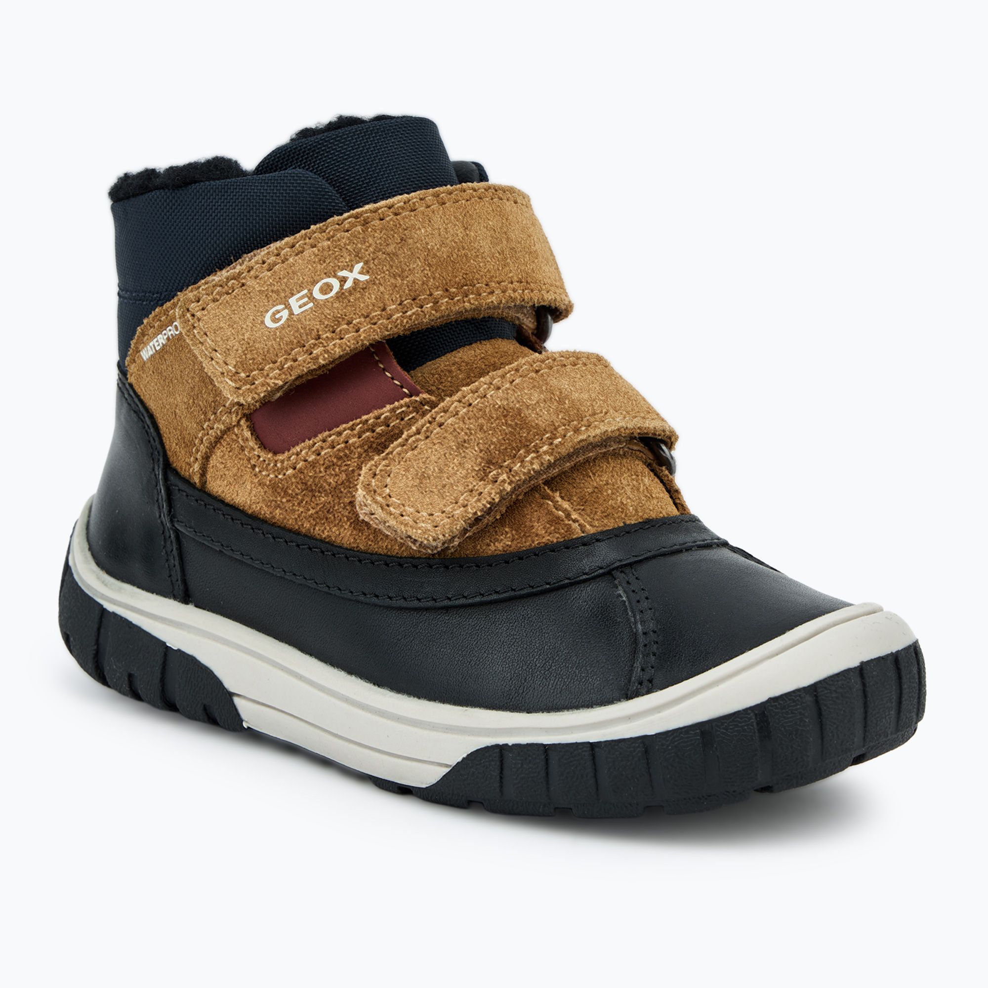 Śniegowce dziecięce Geox Omar black/curry 