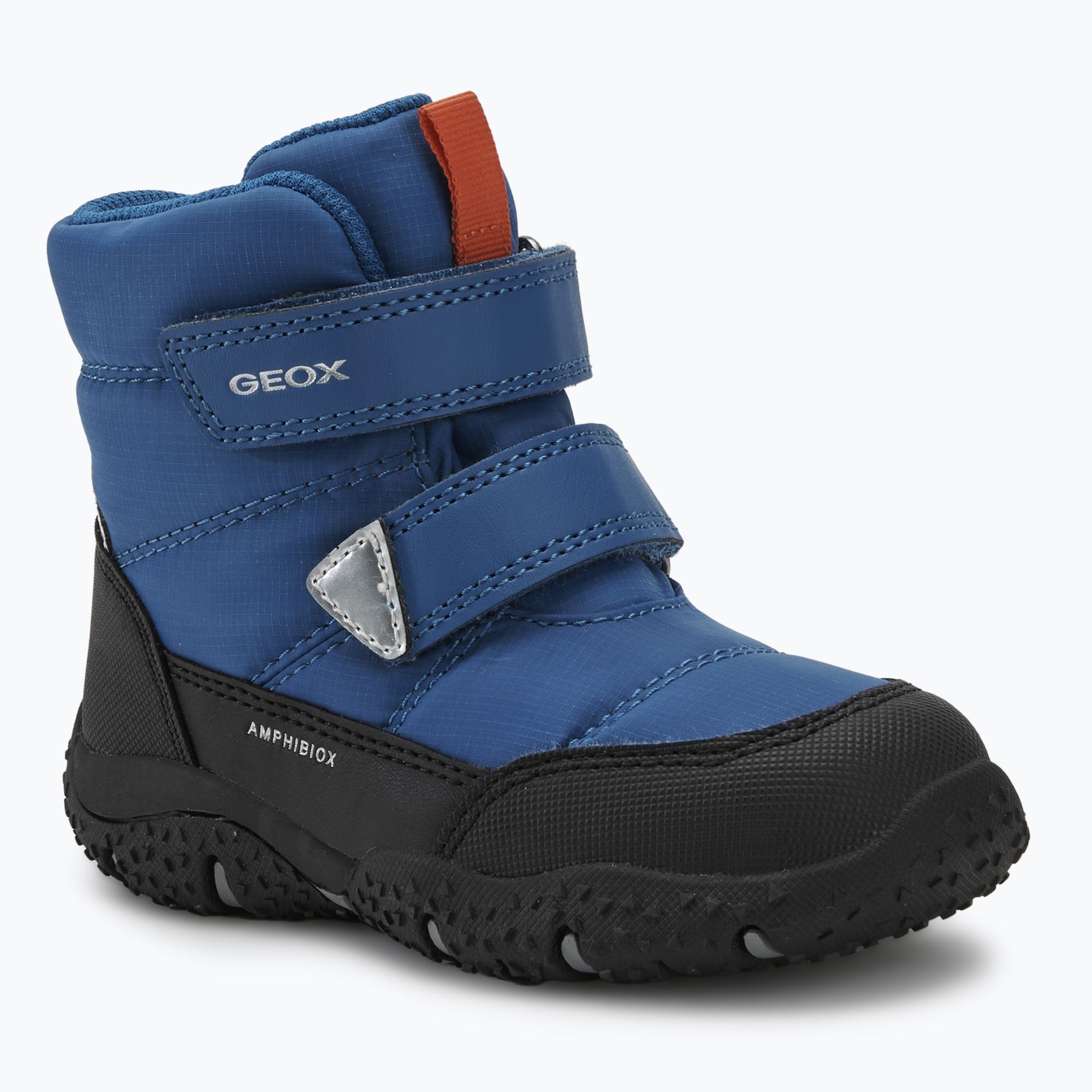 Śniegowce dziecięce Geox Baltic ABX royal/orange 