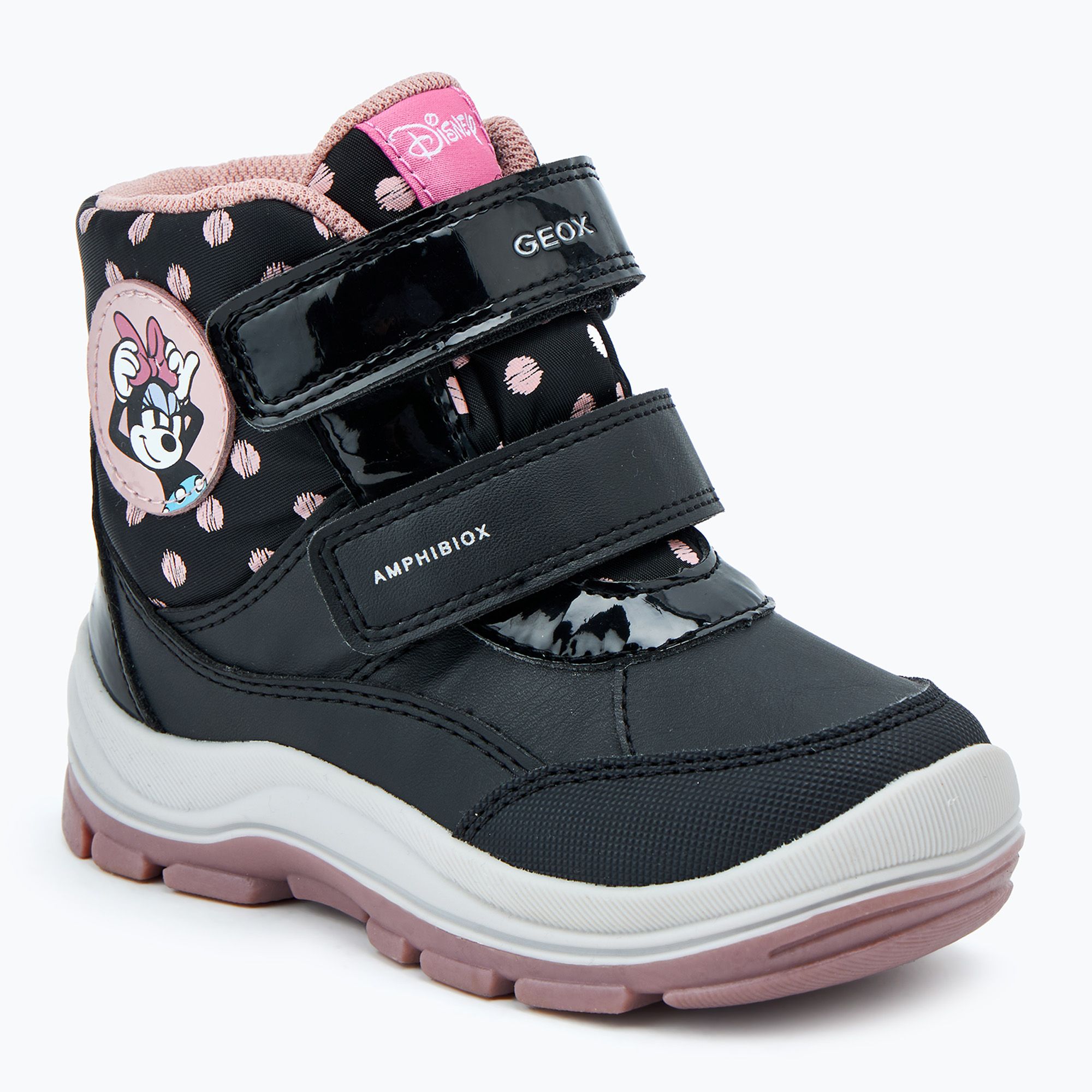 Buty dziecięce Geox Flantil ABX black/old rose 
