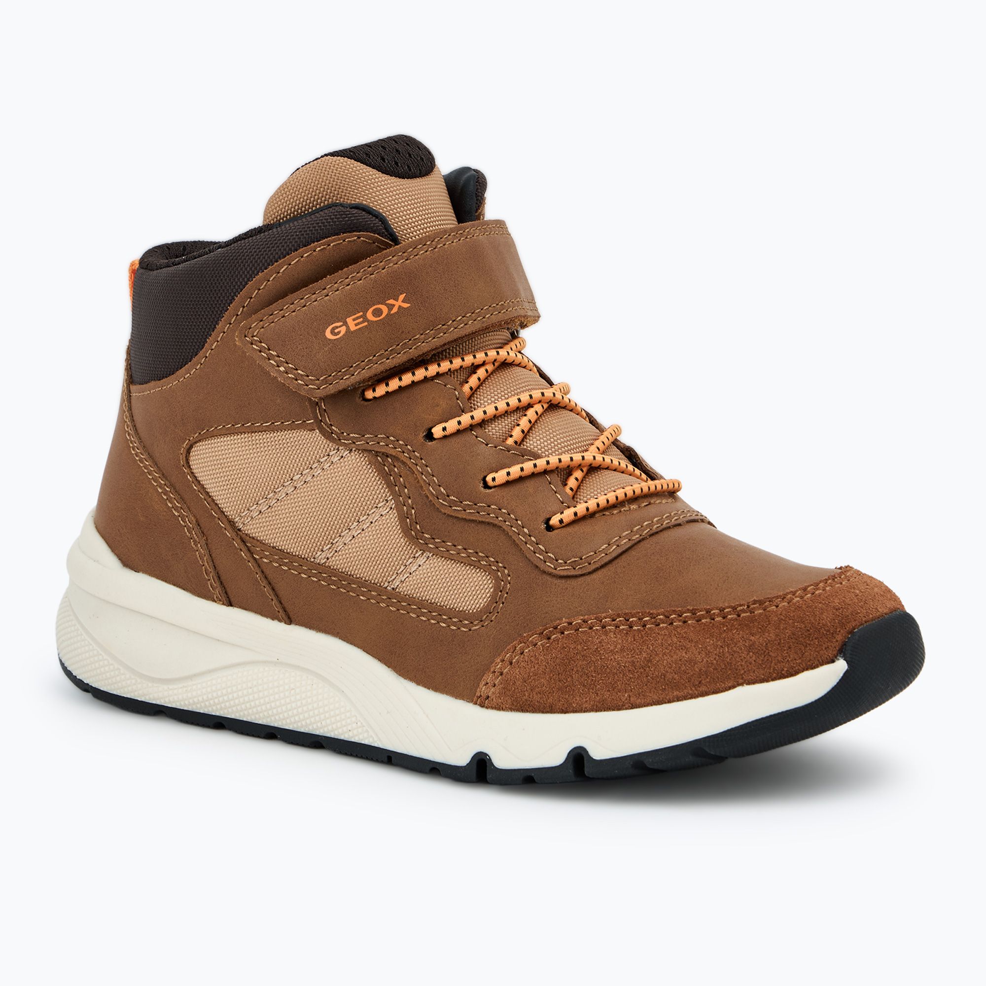 Buty juniorskie Geox Rooner ABX koniak 